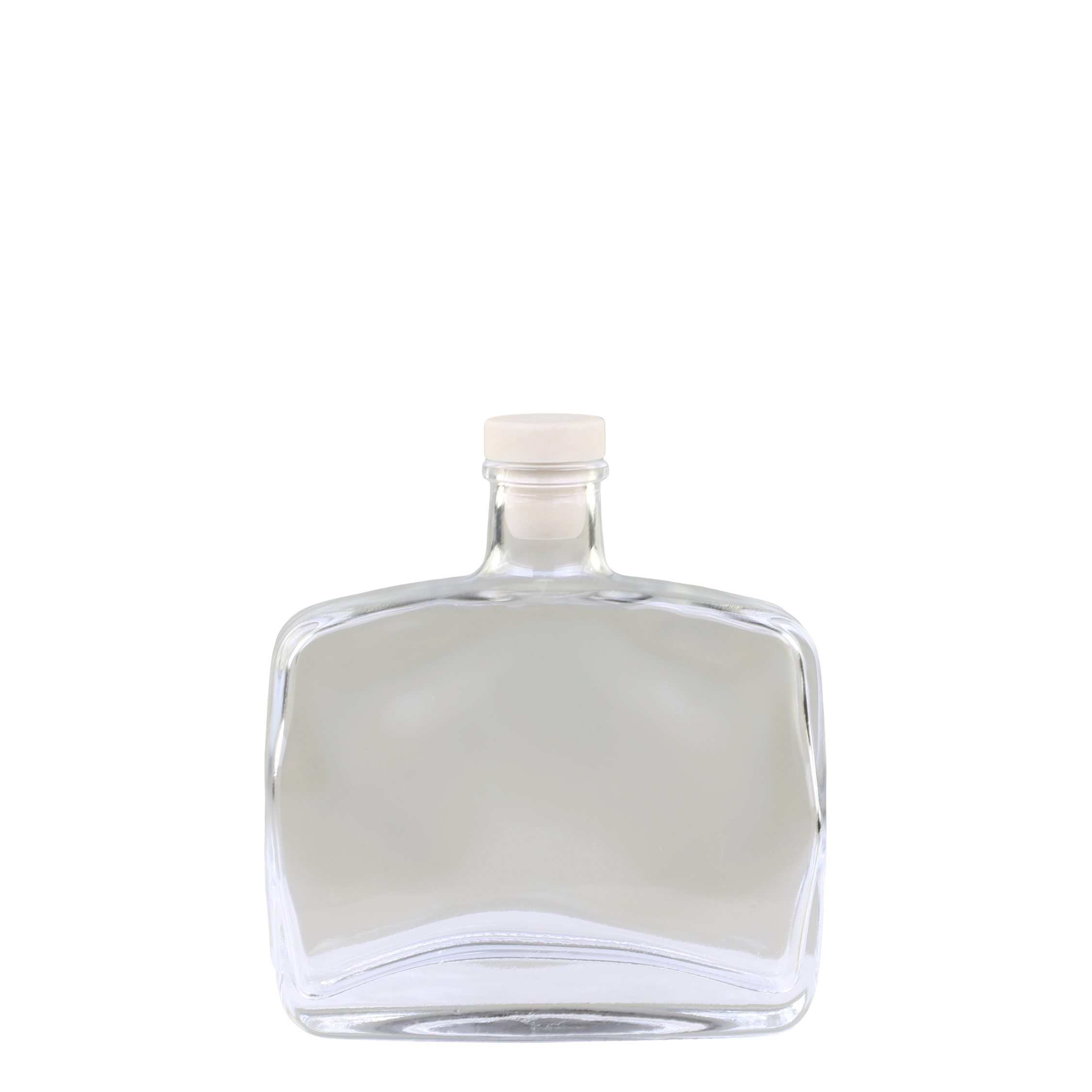 Glasflasche mit Korkdeckel 500 ml, 18 cm hoch