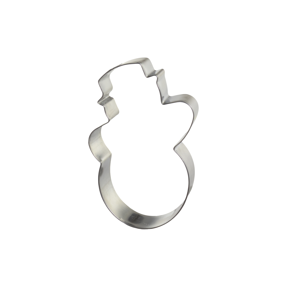 Schneemann Teelicht Ausstechform aus Edelstahl, 8 cm