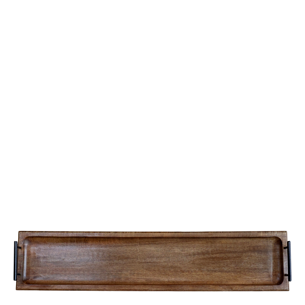 Tablett aus Holz mit Henkel – natur, 90 cm lang