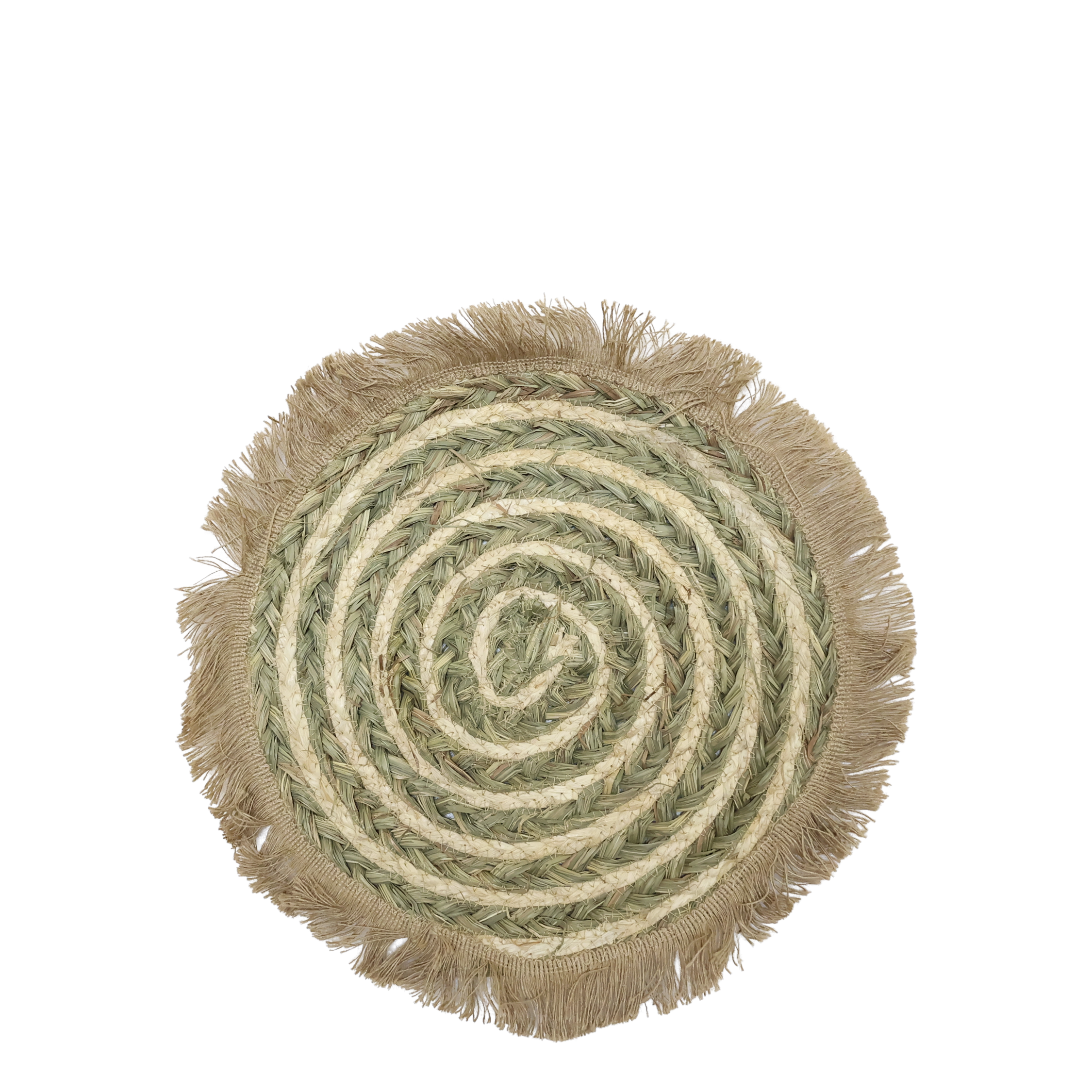 Platzdeckchen geflochten aus Gras, 38 cm Durchmesser