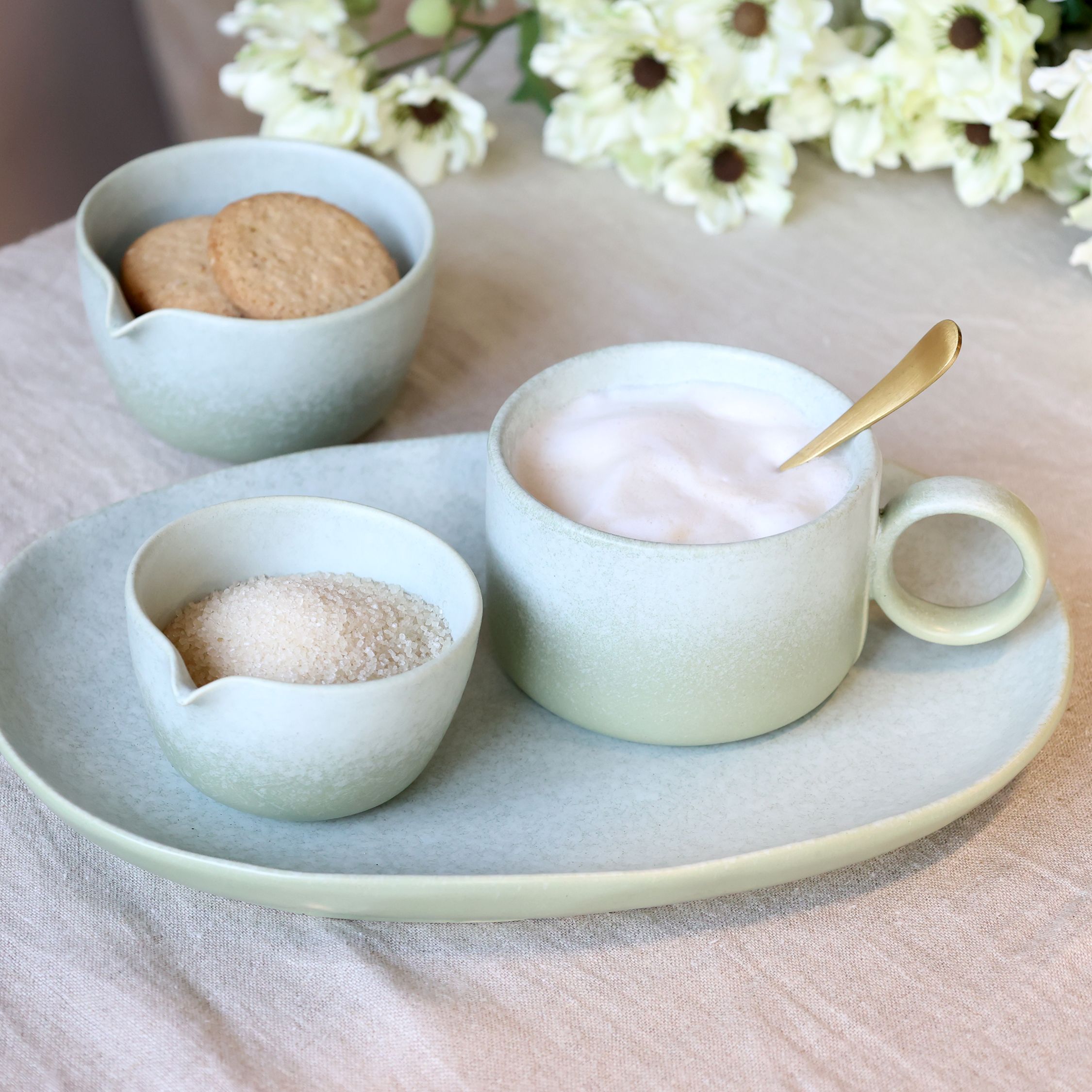 Valence Tasse aus Porzellan, 305 ml, Höhe 7,5 cm