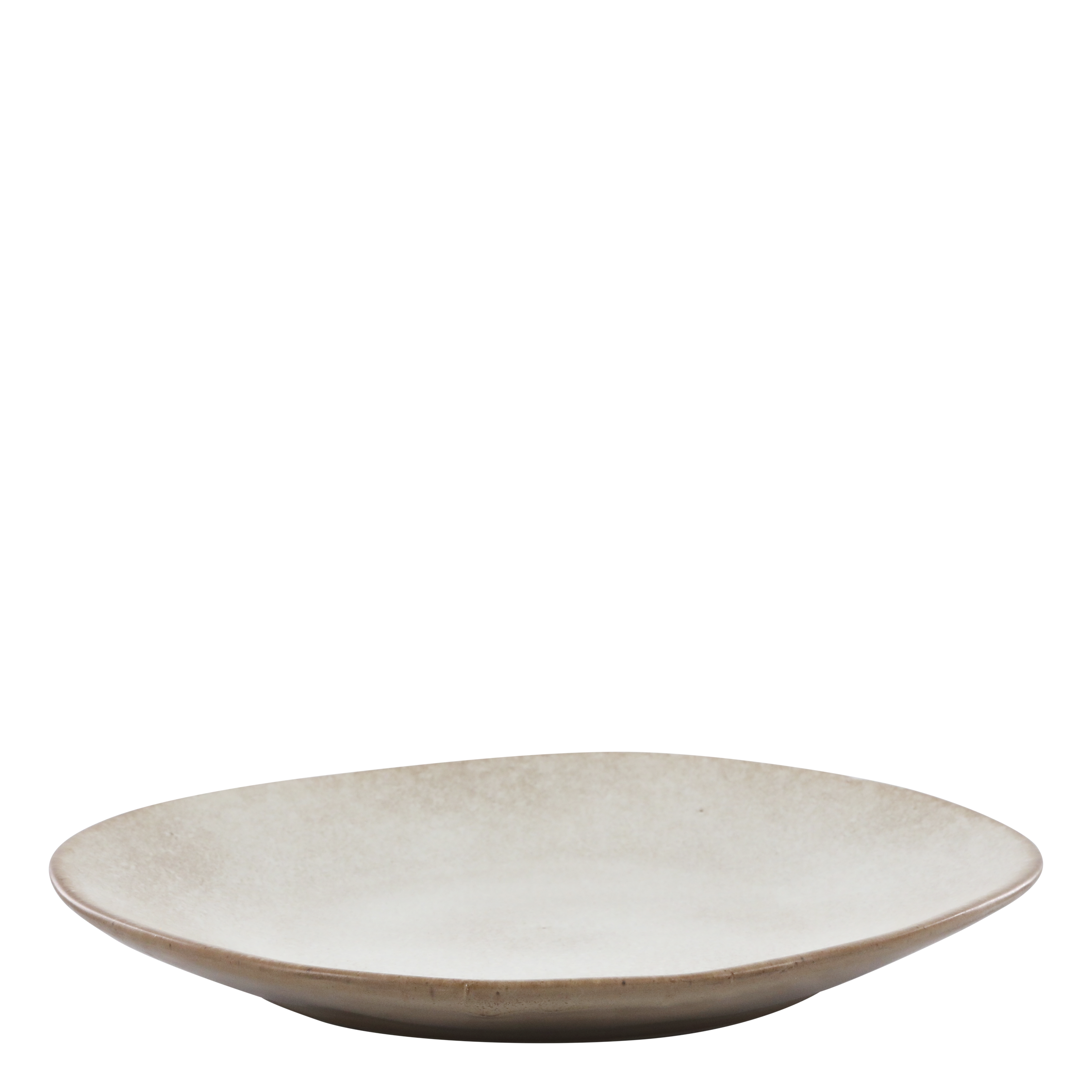 Valence Mittagsteller aus Porzellan, 27 cm, latte