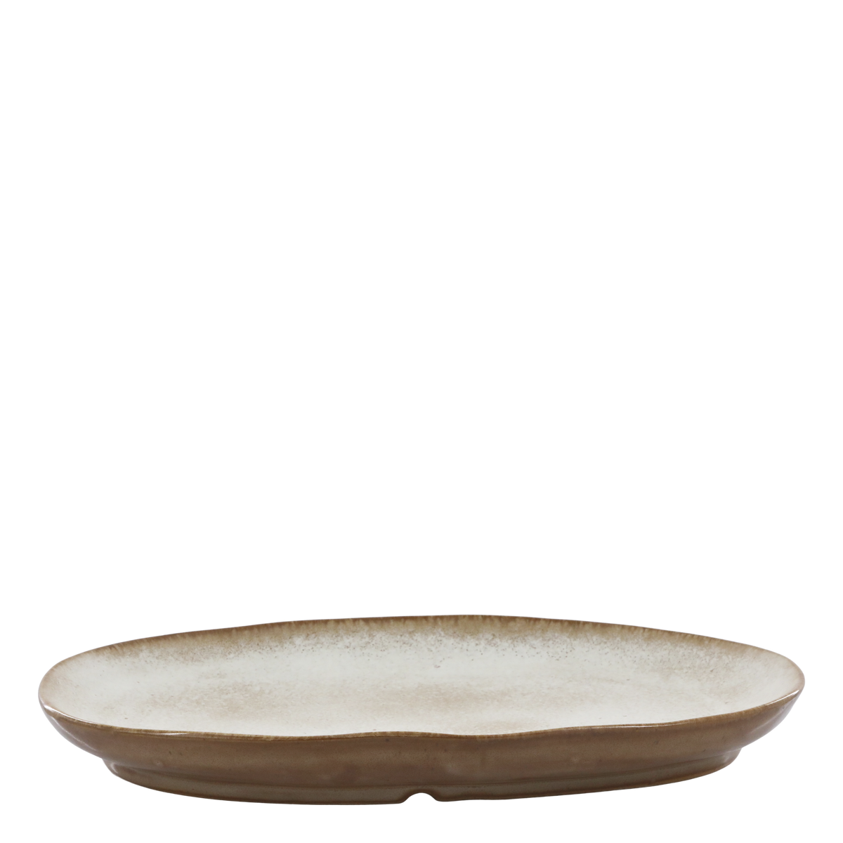 Valence Tablett aus Porzellan, latte, 27 cm lang