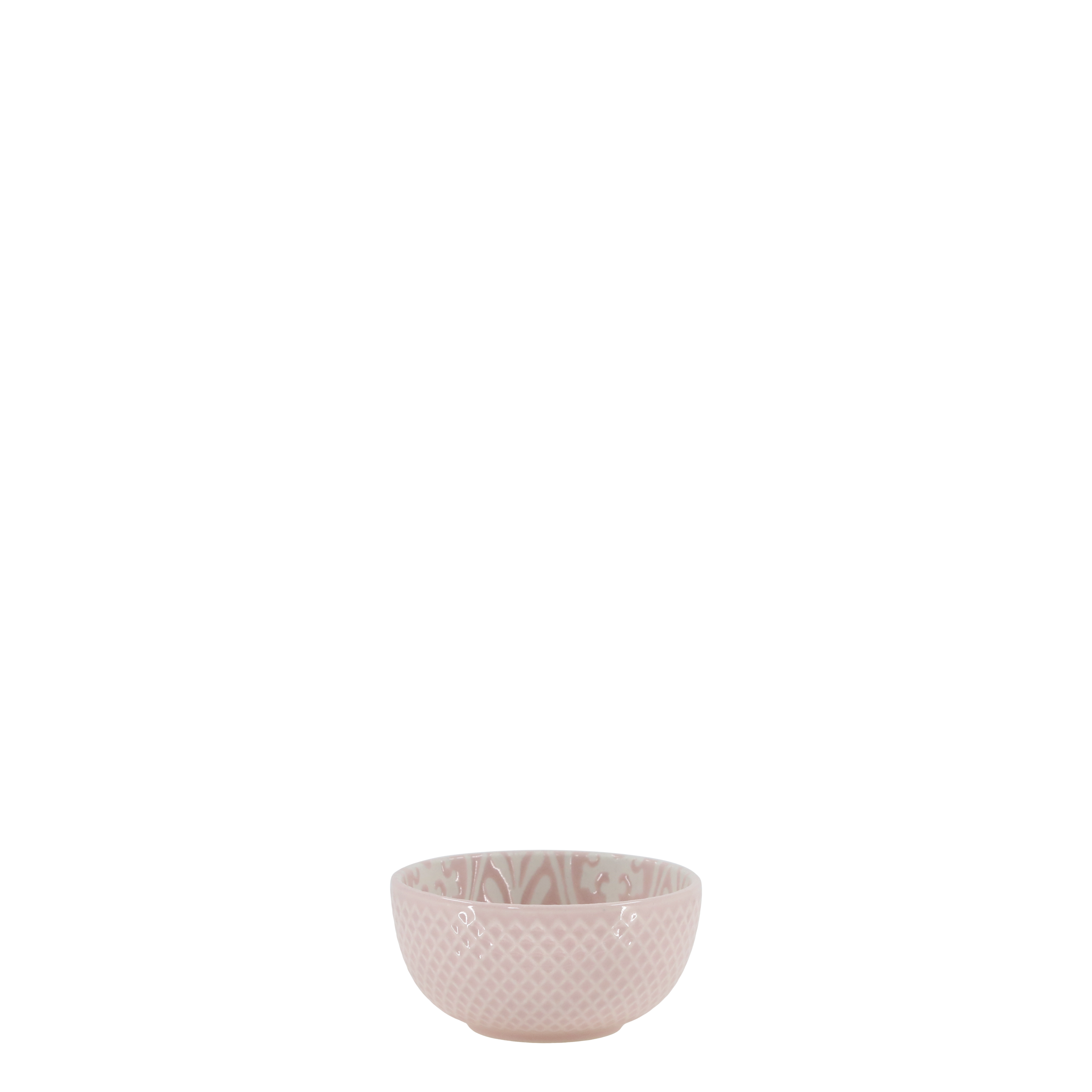 Arés Schüssel, Porzellan, 100 ml, rosa, 3,5 cm hoch