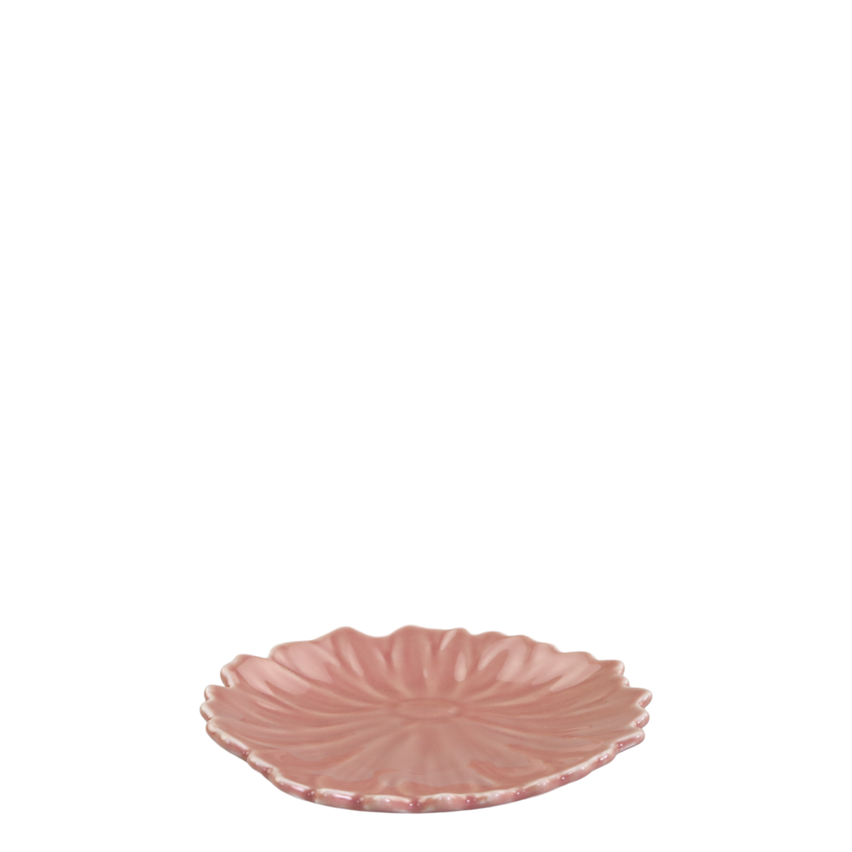Tablett Seerose aus Porzellan, rosa, 10 cm Durchmesser