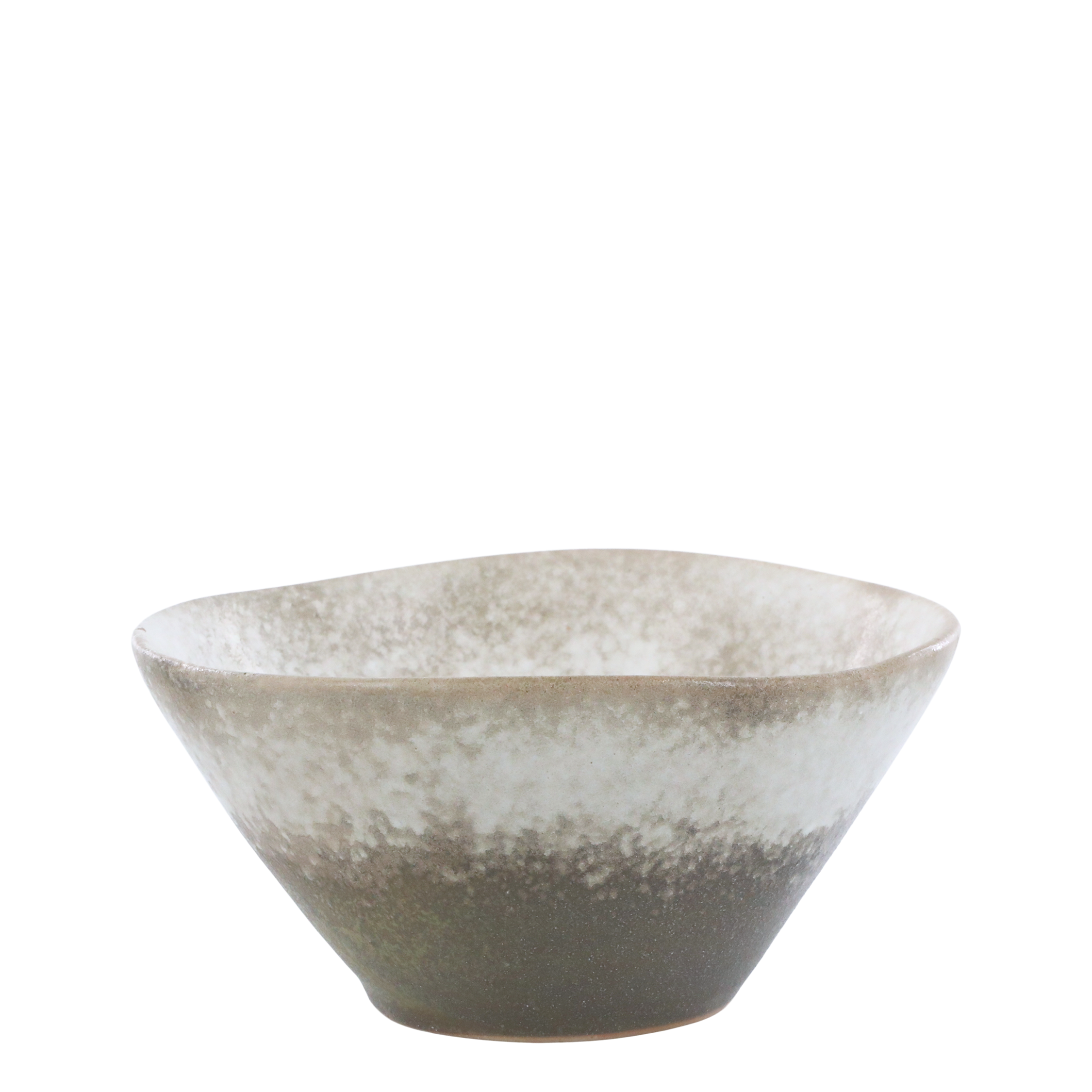 Valence Schüssel aus Porzellan, 19 cm, Walnuss