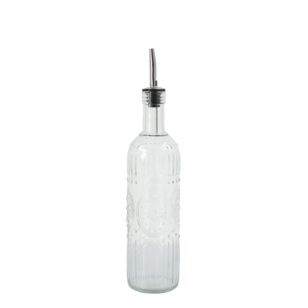 Flasche mit Weinausgießer 500 ml Glas klar