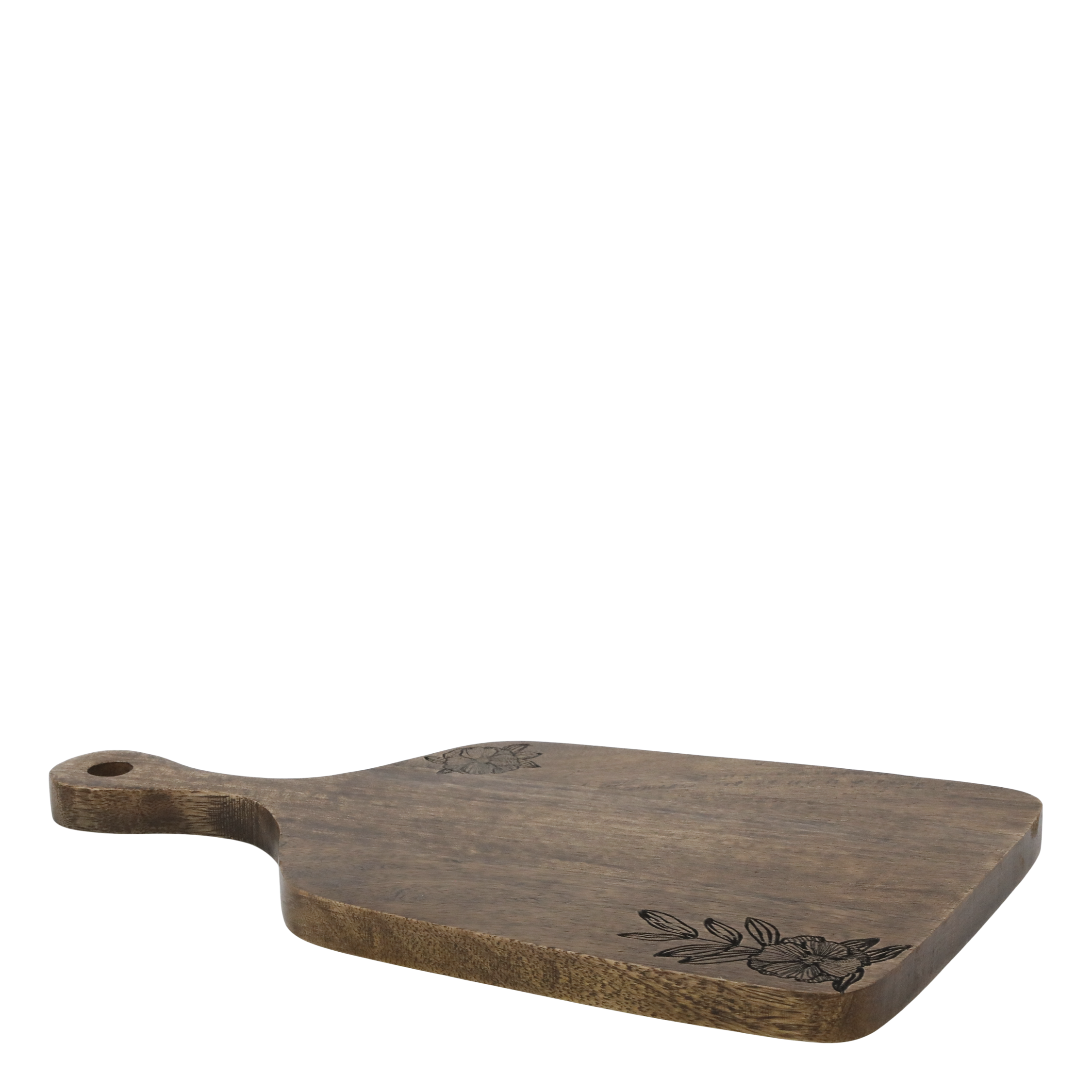 Tapasbrett aus Mangoholz, 30,5 cm hoch