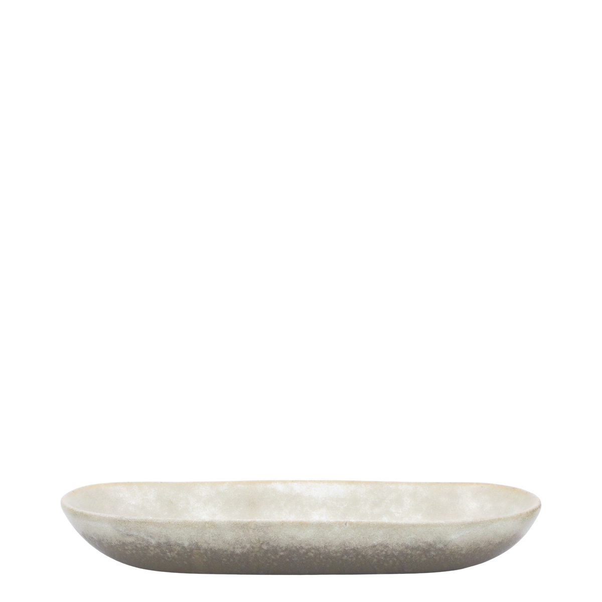 Valence Tablett aus Porzellan in Walnuss-Optik, 30 cm