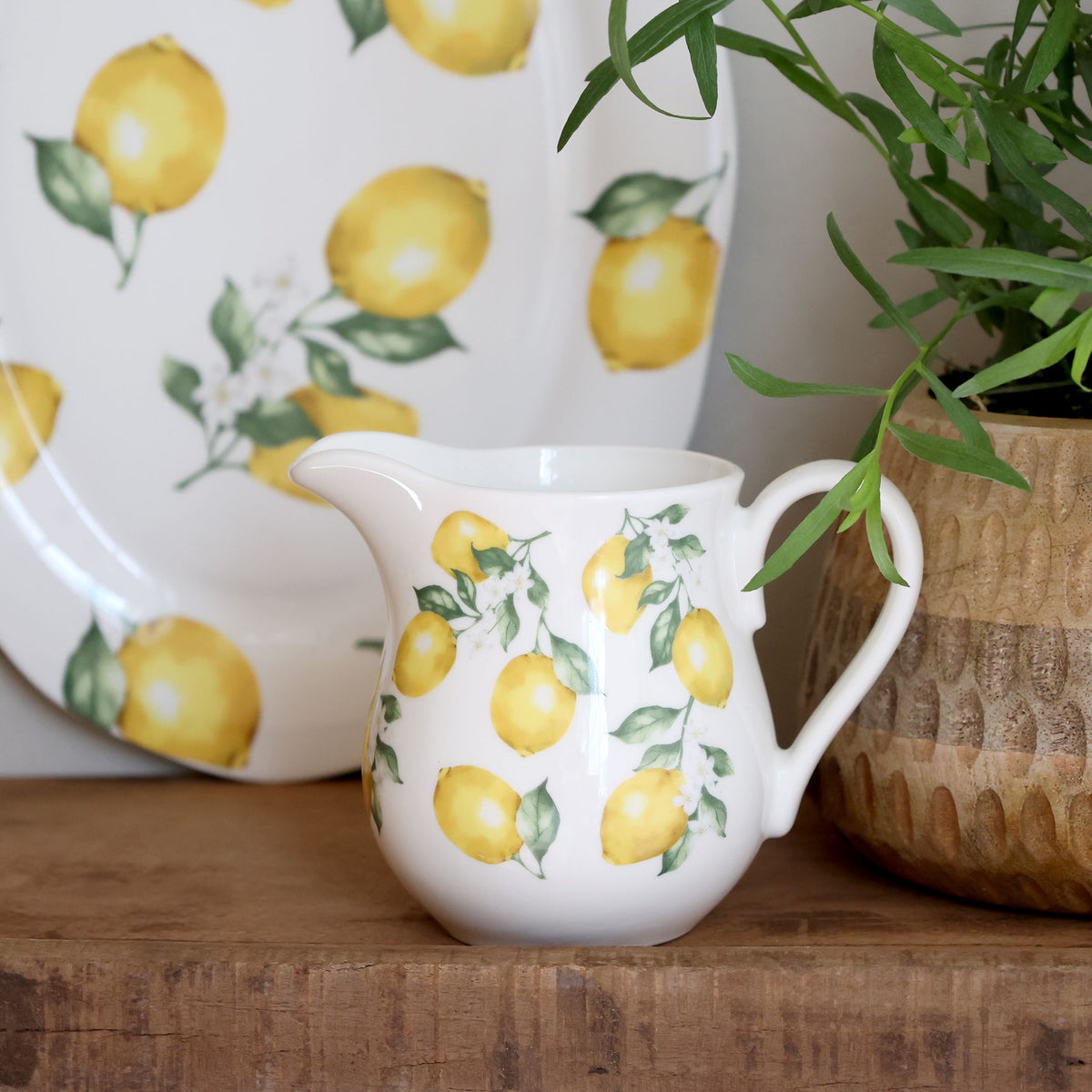 Kanne aus Porzellan, 10 cm hoch, 290 ml, creme