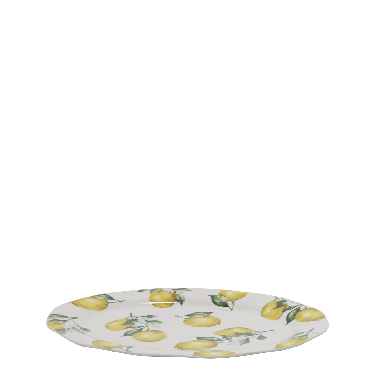Tablett aus Porzellan, creme, 30 cm lang