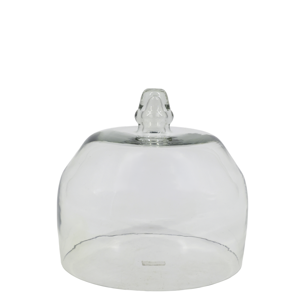 Glasglocke, 15 cm hoch, klarer Glassturz für Speisen