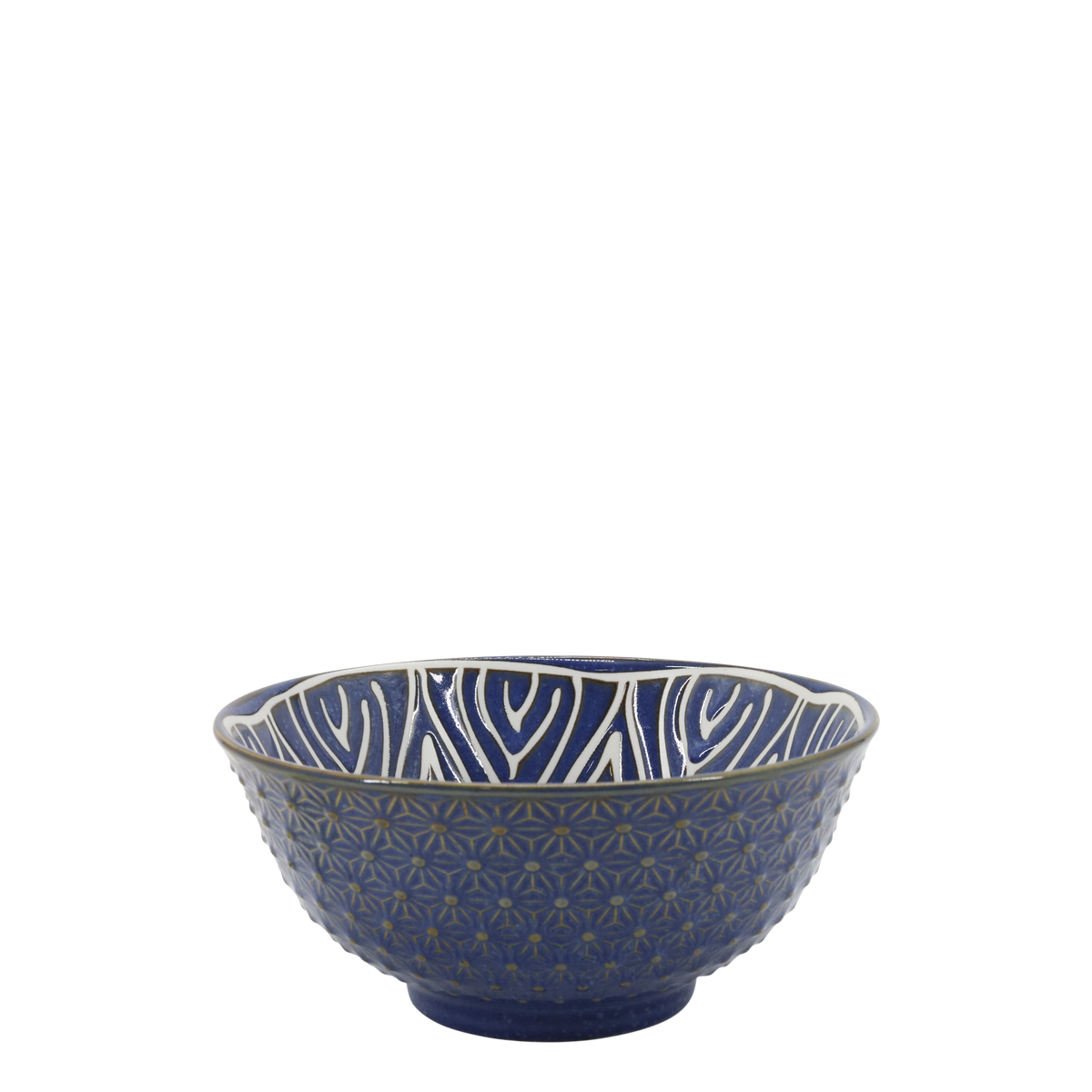 Arés Schüssel aus Porzellan, 500 ml, Indigo Blue