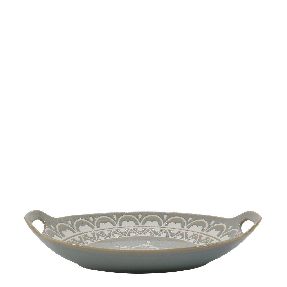 Arés Ramekin mit Henkel, franz. grau, 27,5 cm