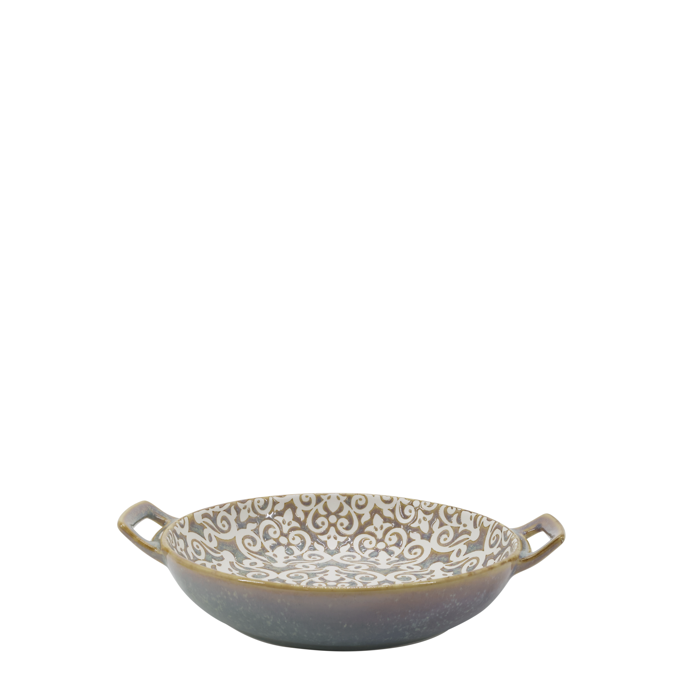 Ramekin mit Henkel, 18 cm, franz. grau