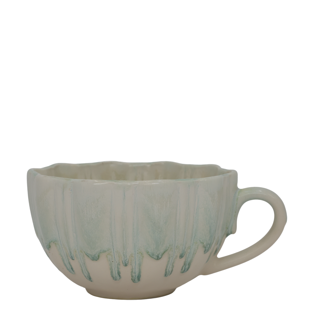 Tasse mit Griff aus New Bone China, 11 cm Durchmesser, weiß