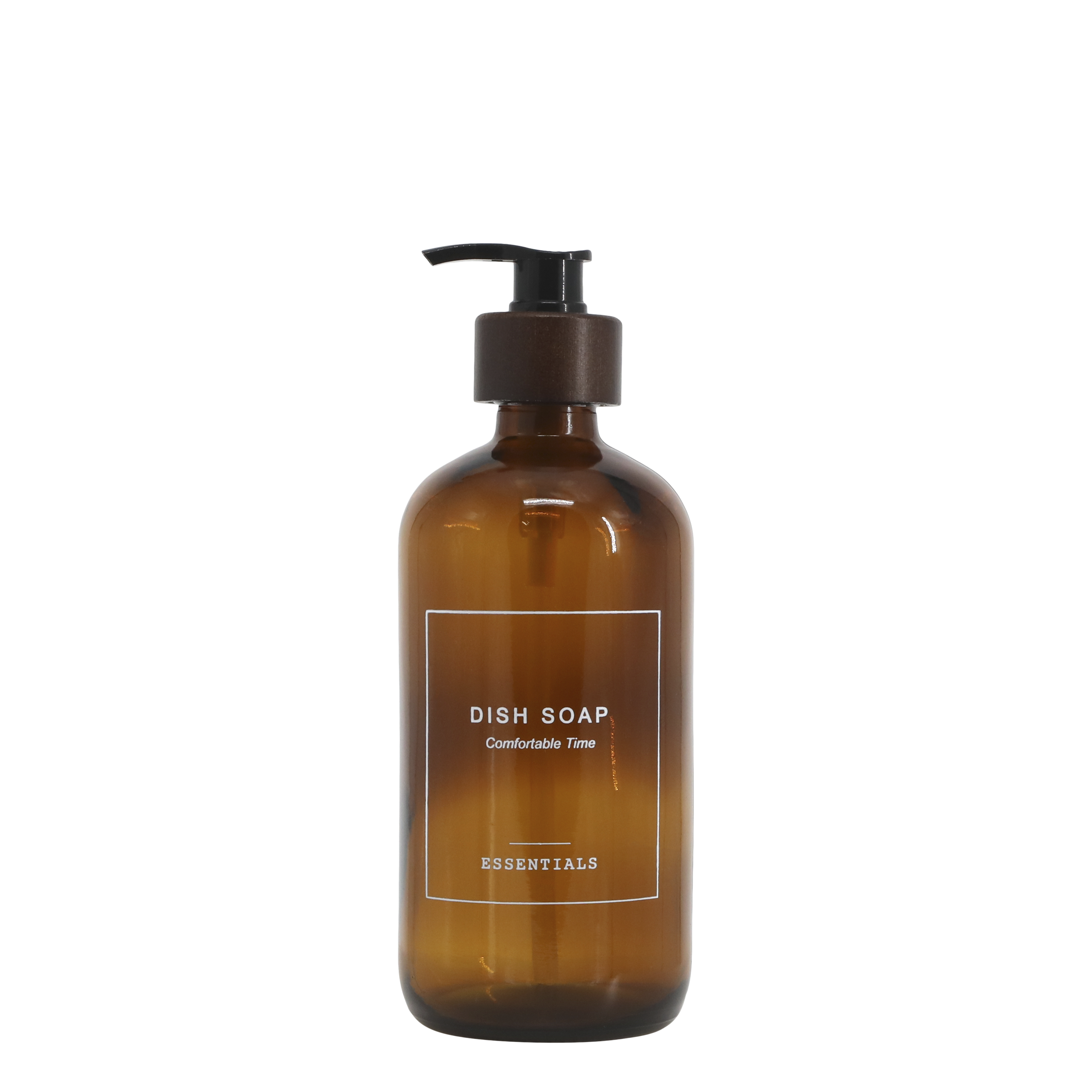 Spülmittelflasche mit Pumpe 500 ml, Mokka