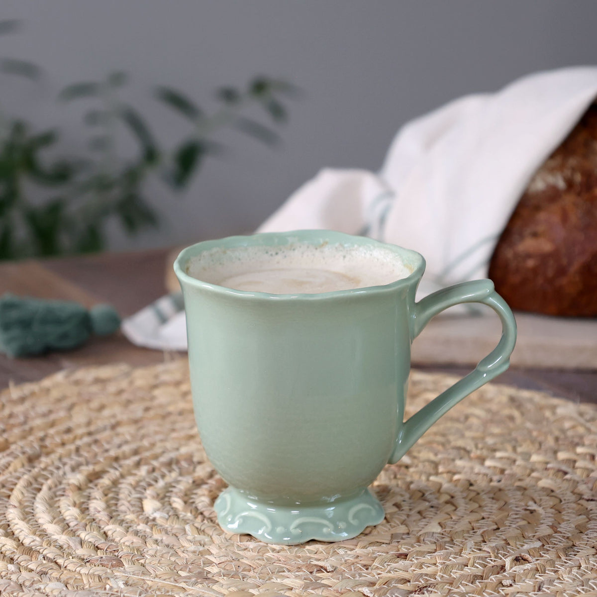 Provence Becher aus Porzellan, 30 cl, Höhe 10 cm