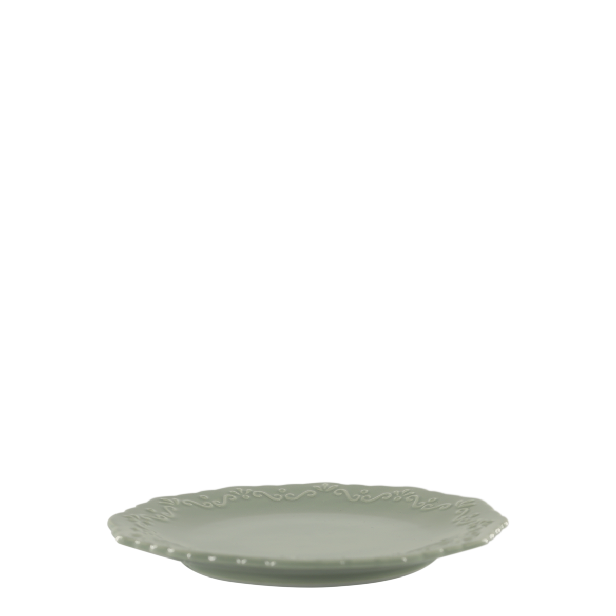 Provence Dessertteller aus Porzellan, 19 cm, weiß