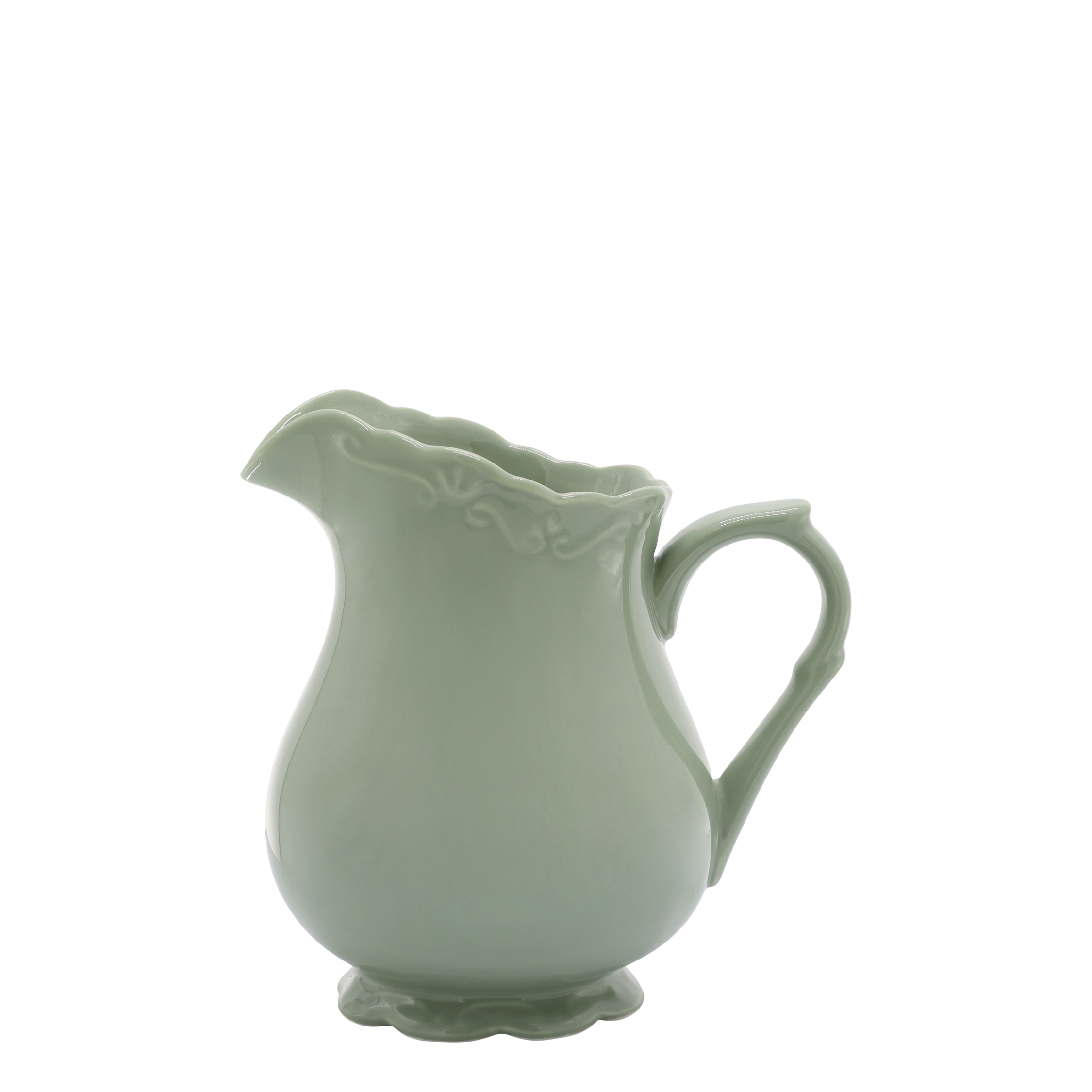 Provence Kanne aus Porzellan, 18 cm hoch, 110 cl
