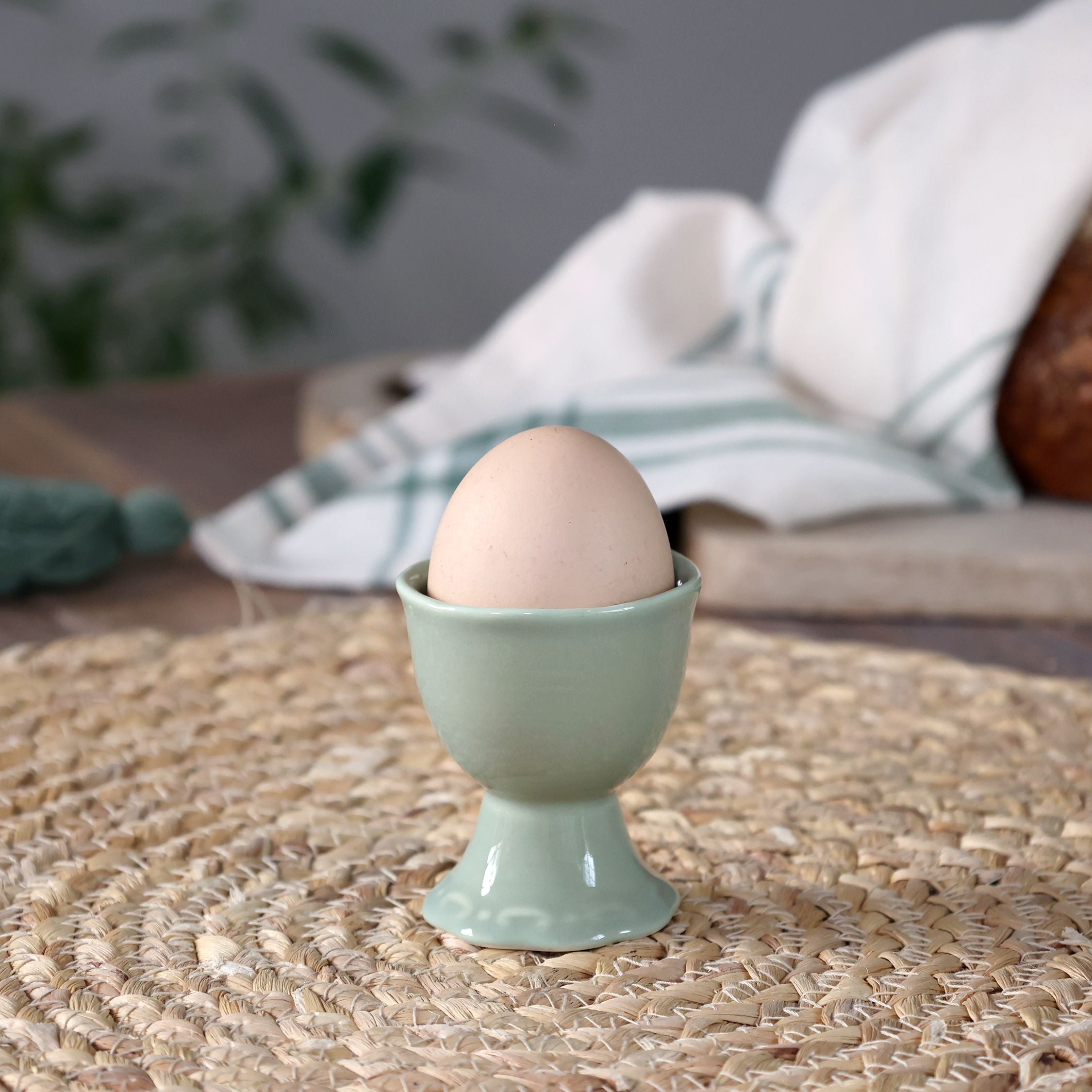 Provence Eierbecher aus Porzellan, 6 cm hoch
