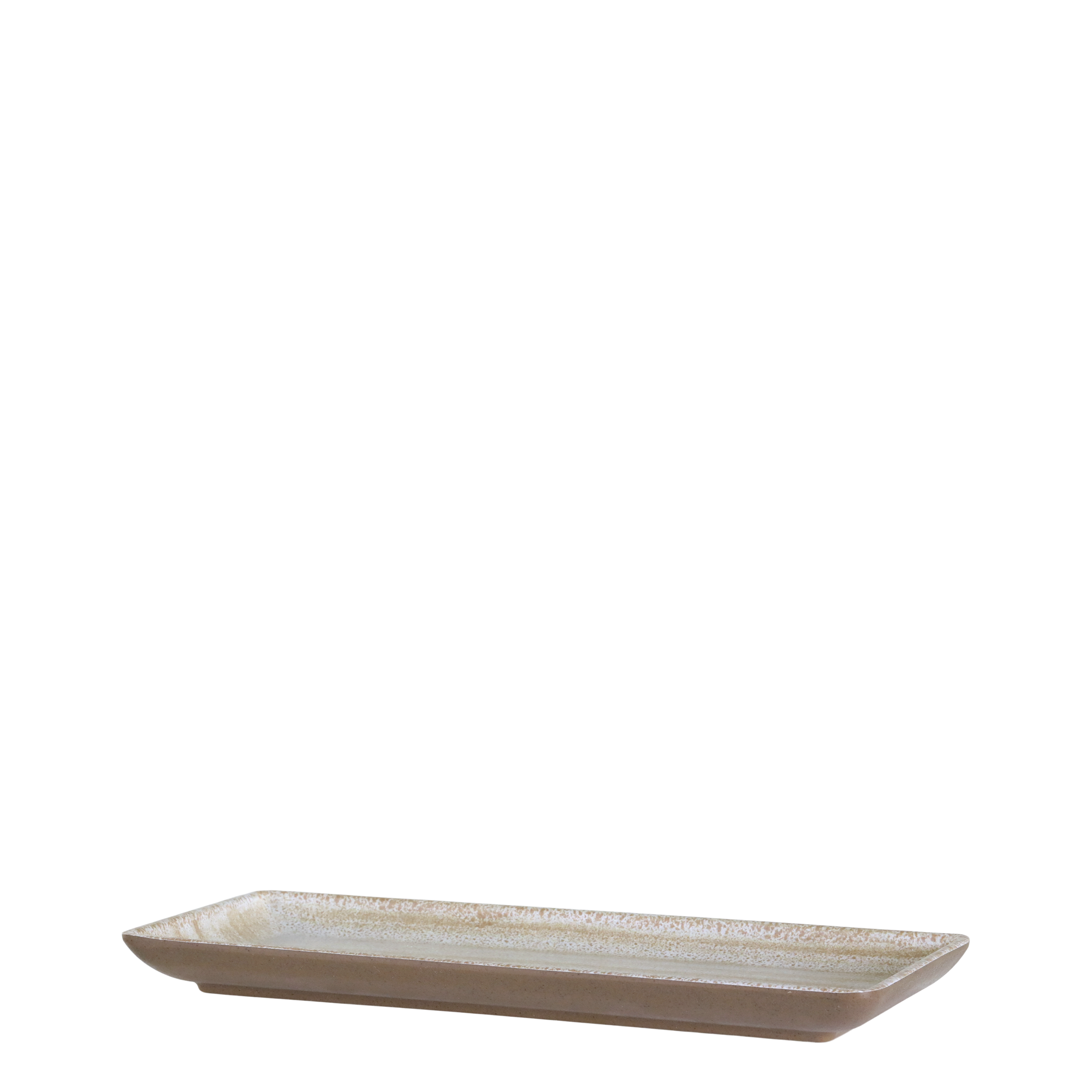 Cassis Tablett aus Melamin in Latte – 21 cm lang