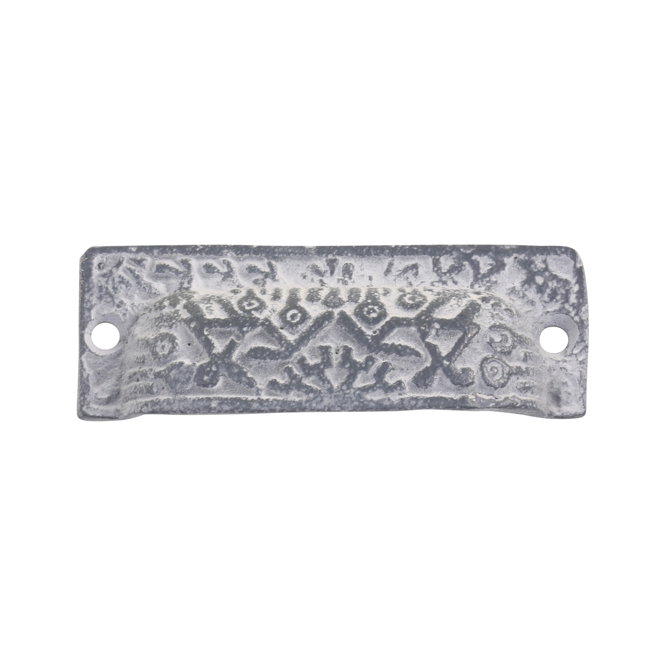 Griff für Küchenschränke, Eisen, antique grau, 9,5 cm lang