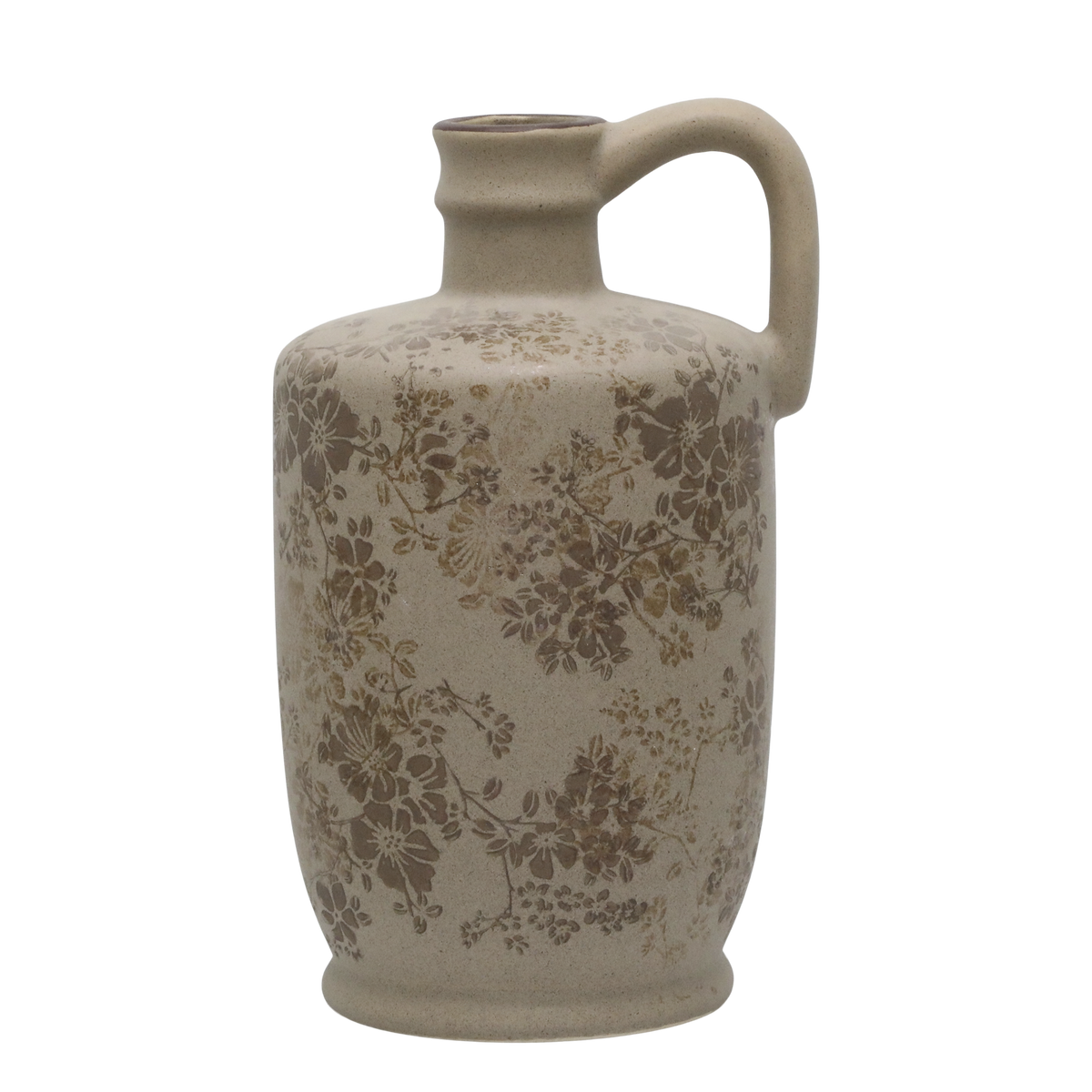 Melun Kanne aus Keramik, 25 cm hoch, latte