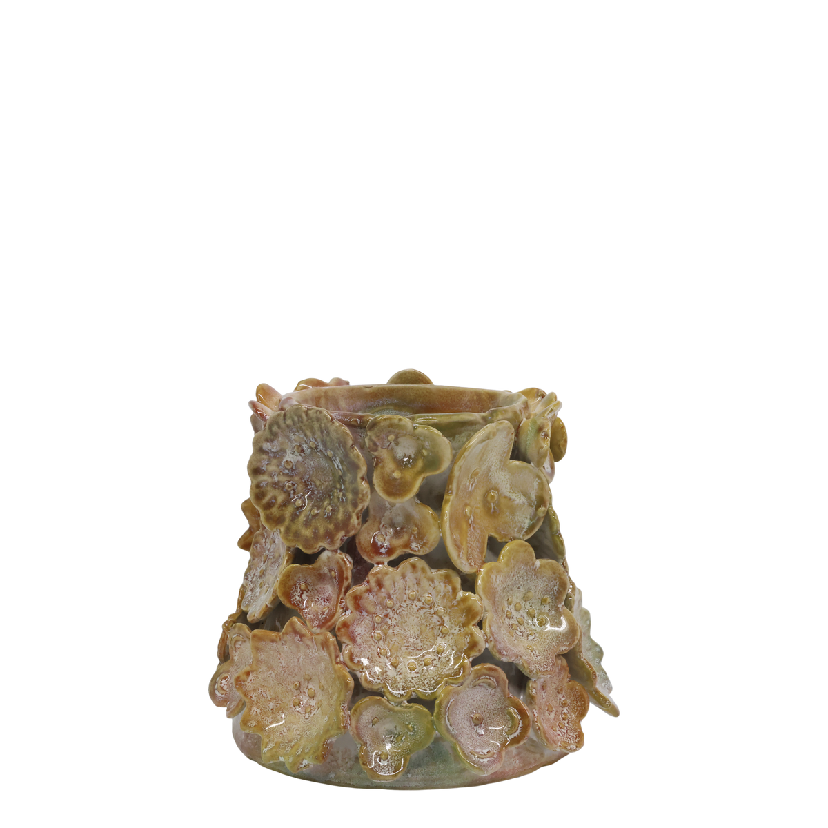 Deko Vase Wüstenrose Steingut 13 cm hoch