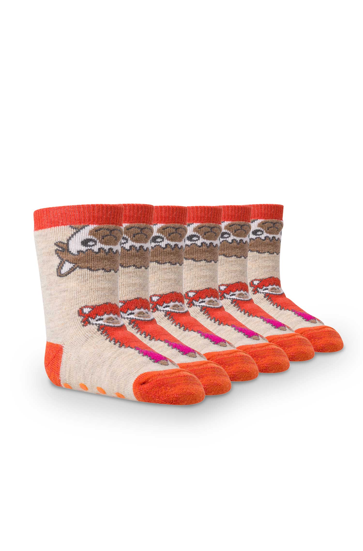 Kinder ABS Söckchen mit Alpakas 6er-Pack