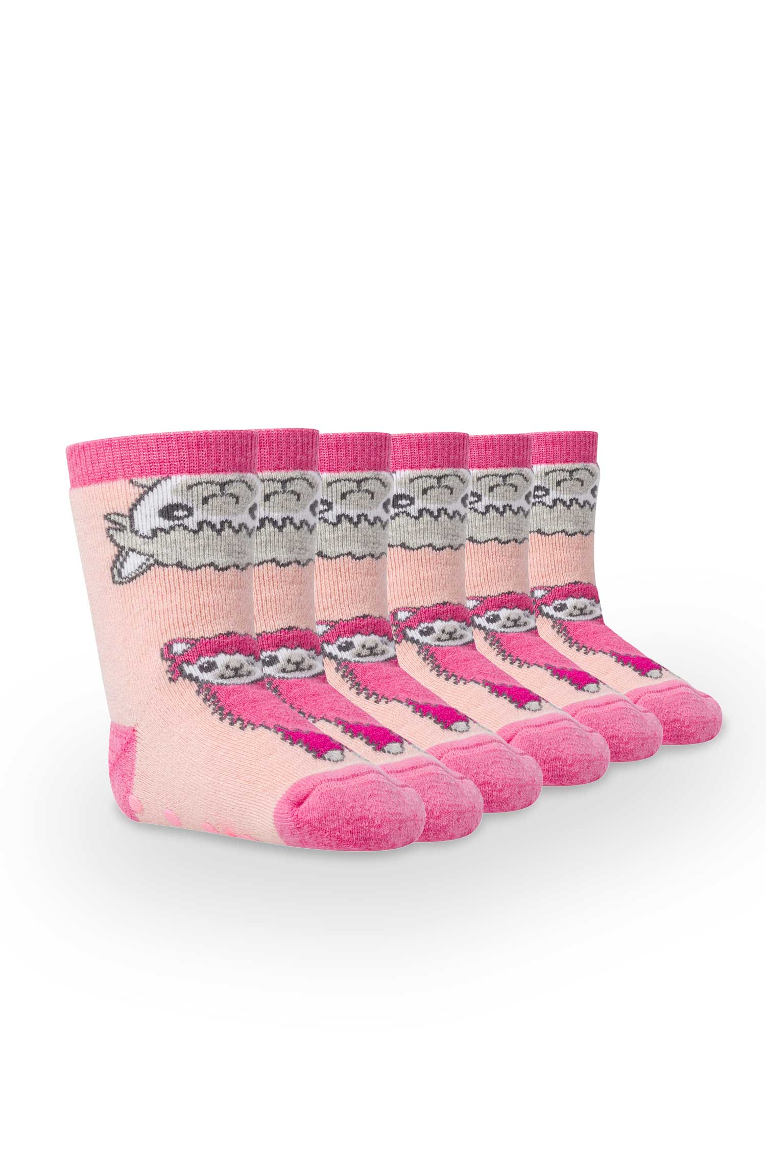 Kinder ABS Söckchen mit Alpakas 6er-Pack