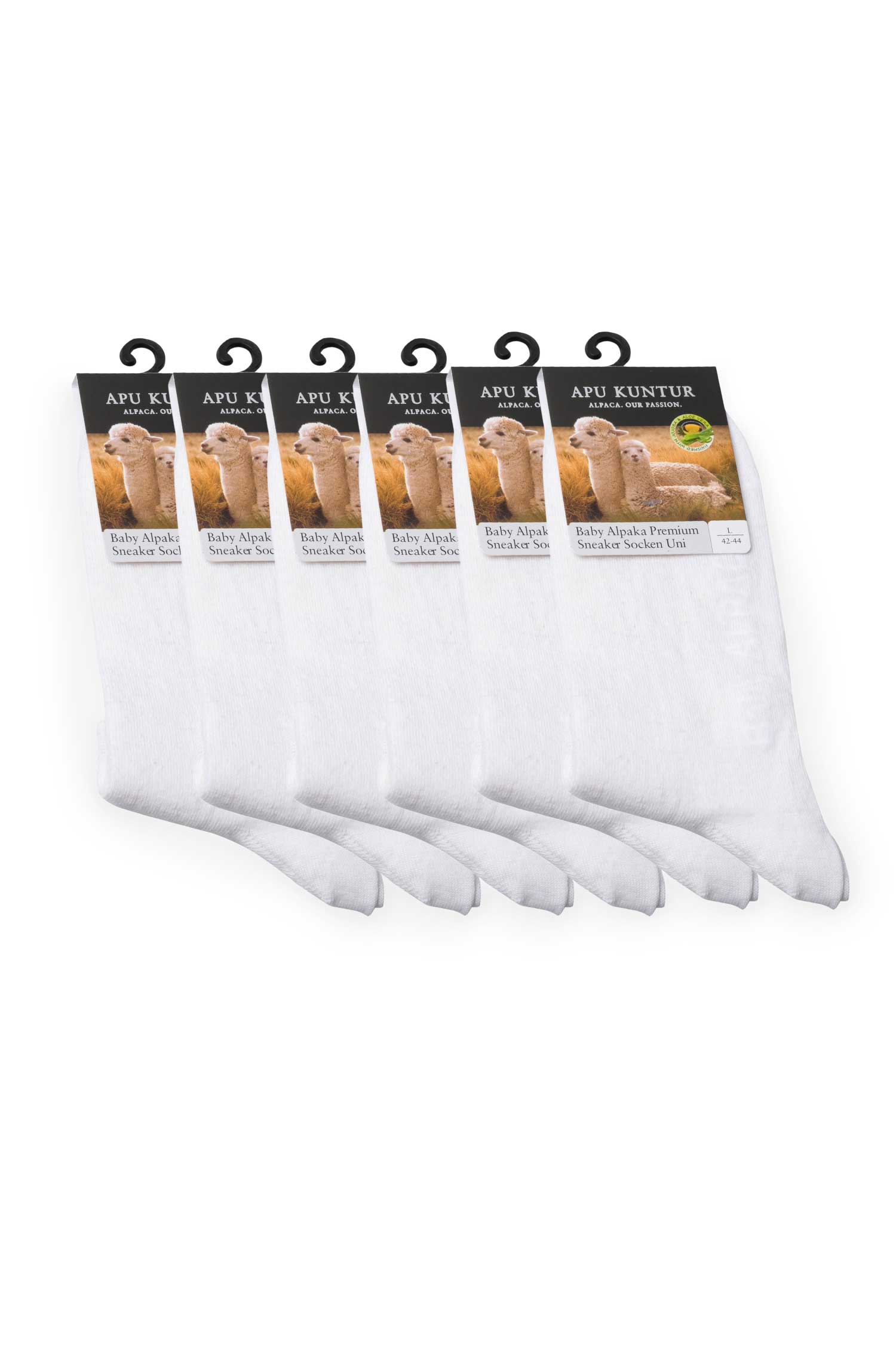 6er-Pack Premium SNEAKER SOCKE UNI in Naturfaser Qualität