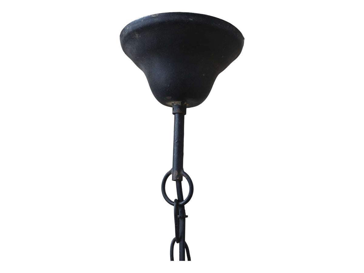 Factory Lampe antik schwarz, 26 cm hoch, E27