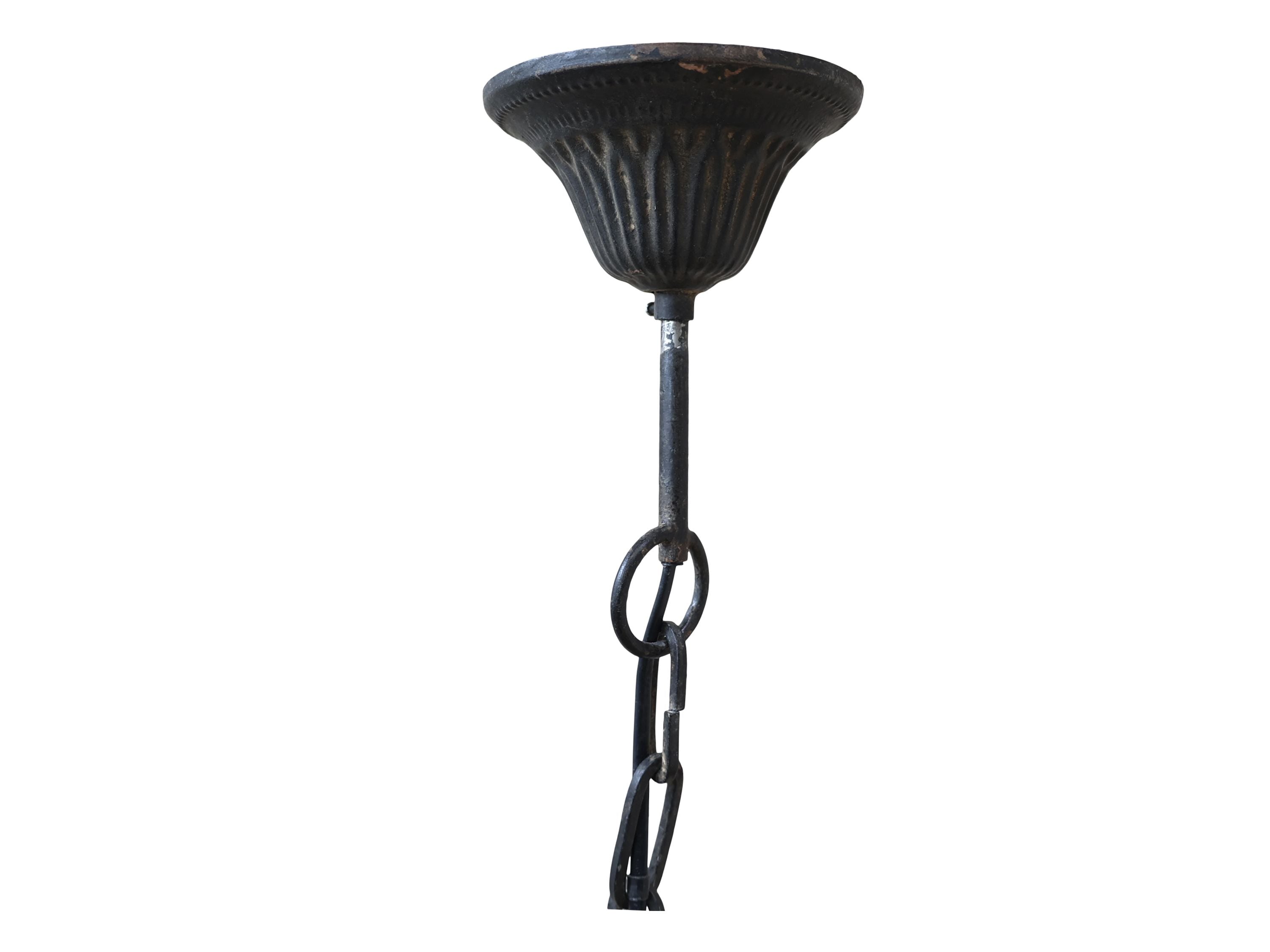 Factory Lampe antique schwarz, 40 cm hoch, E27