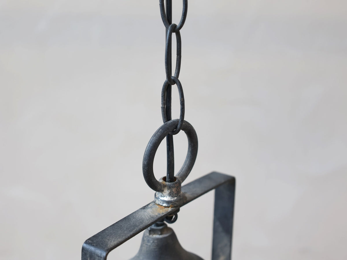 Factory Lampe antique schwarz, 40 cm hoch, E27
