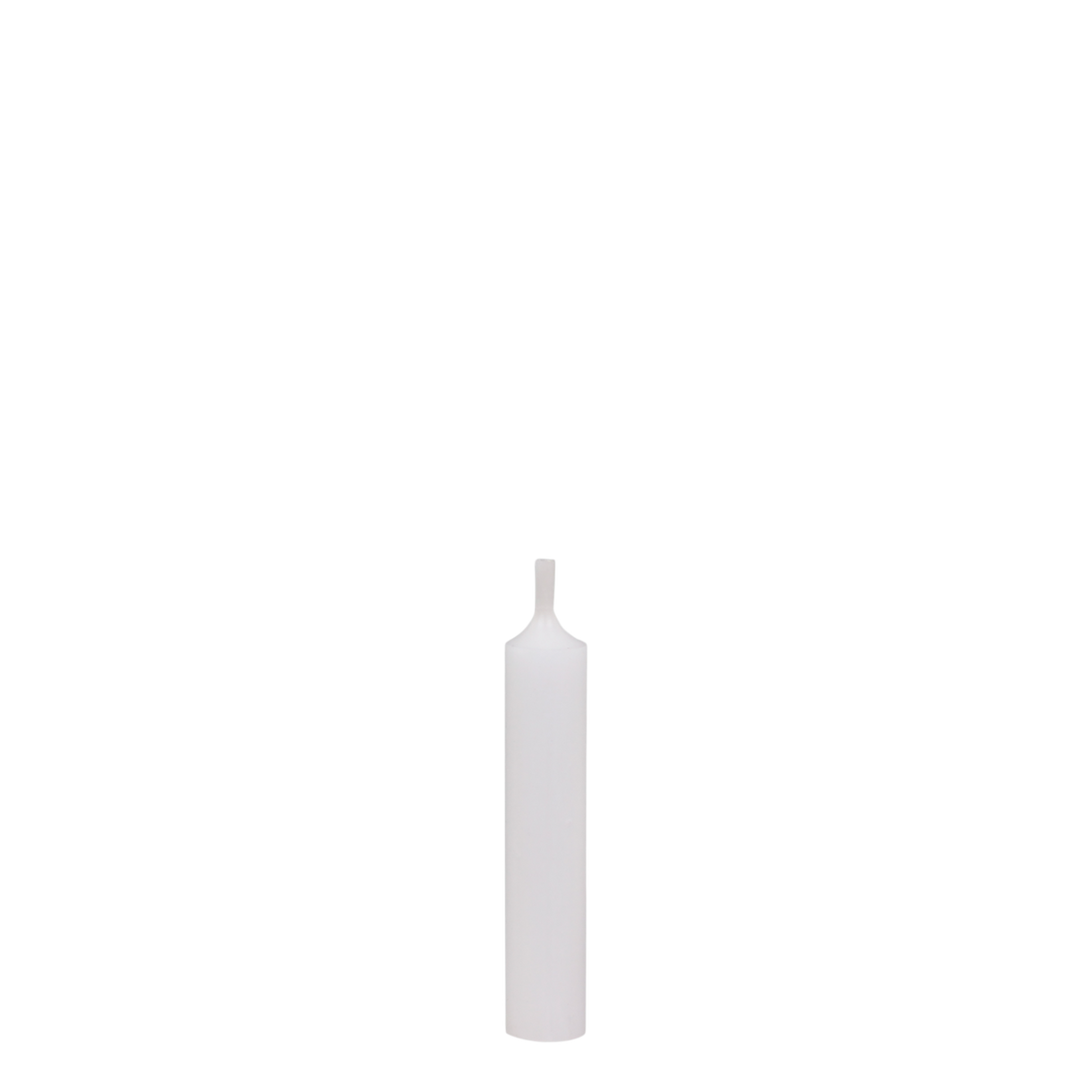 Mini Stabkerzen weiß, 11 cm hoch, 2 cm Durchmesser