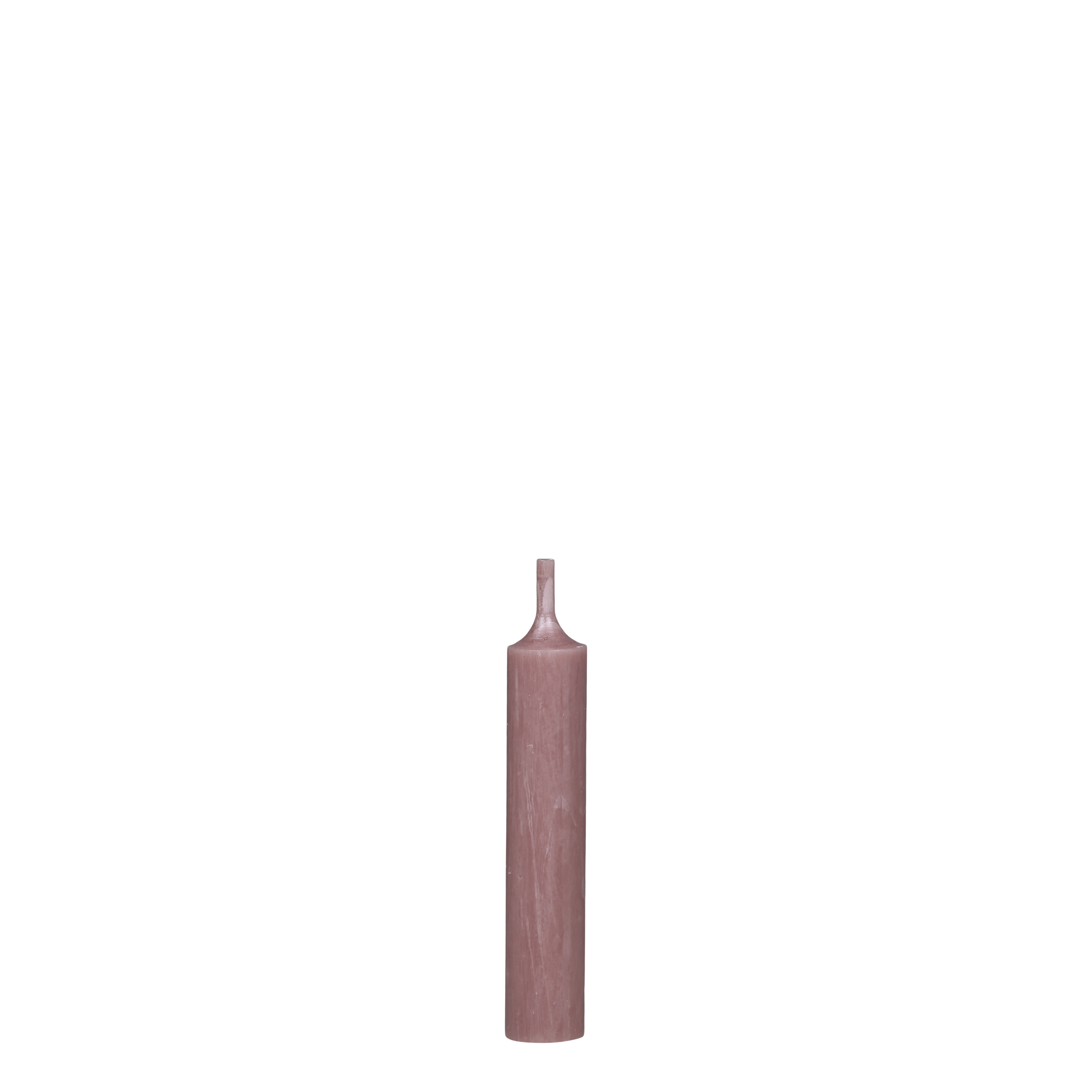 Mini Stabkerzen taupe, 11 cm hoch, 4er Set