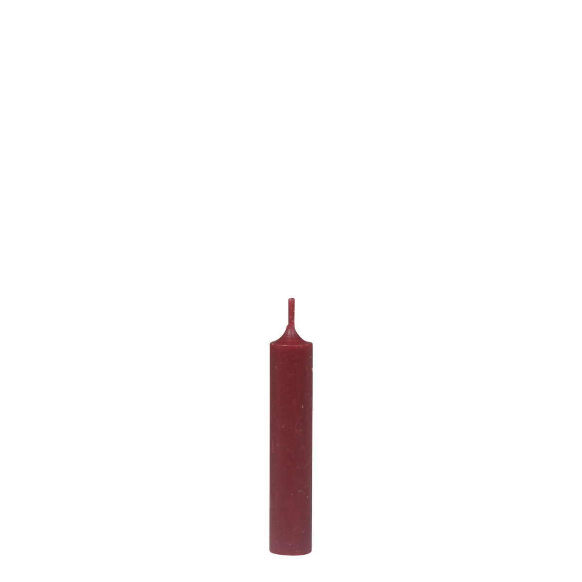 Mini Stabkerzen dunkelrot, 11 cm hoch, 2 cm Durchmesser