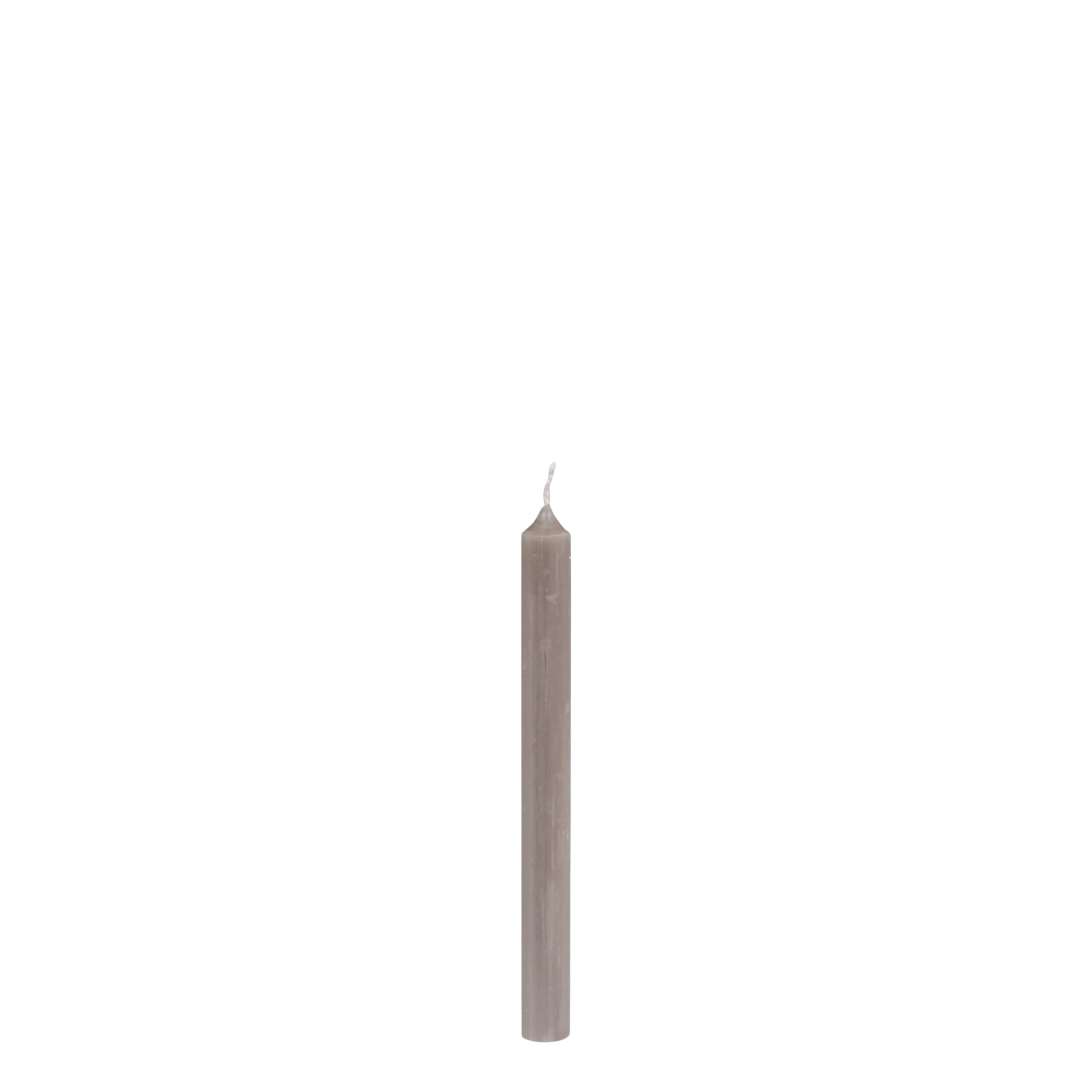 Spitzkerzen 13 cm hoch, 1,2 cm Durchmesser, Leinen