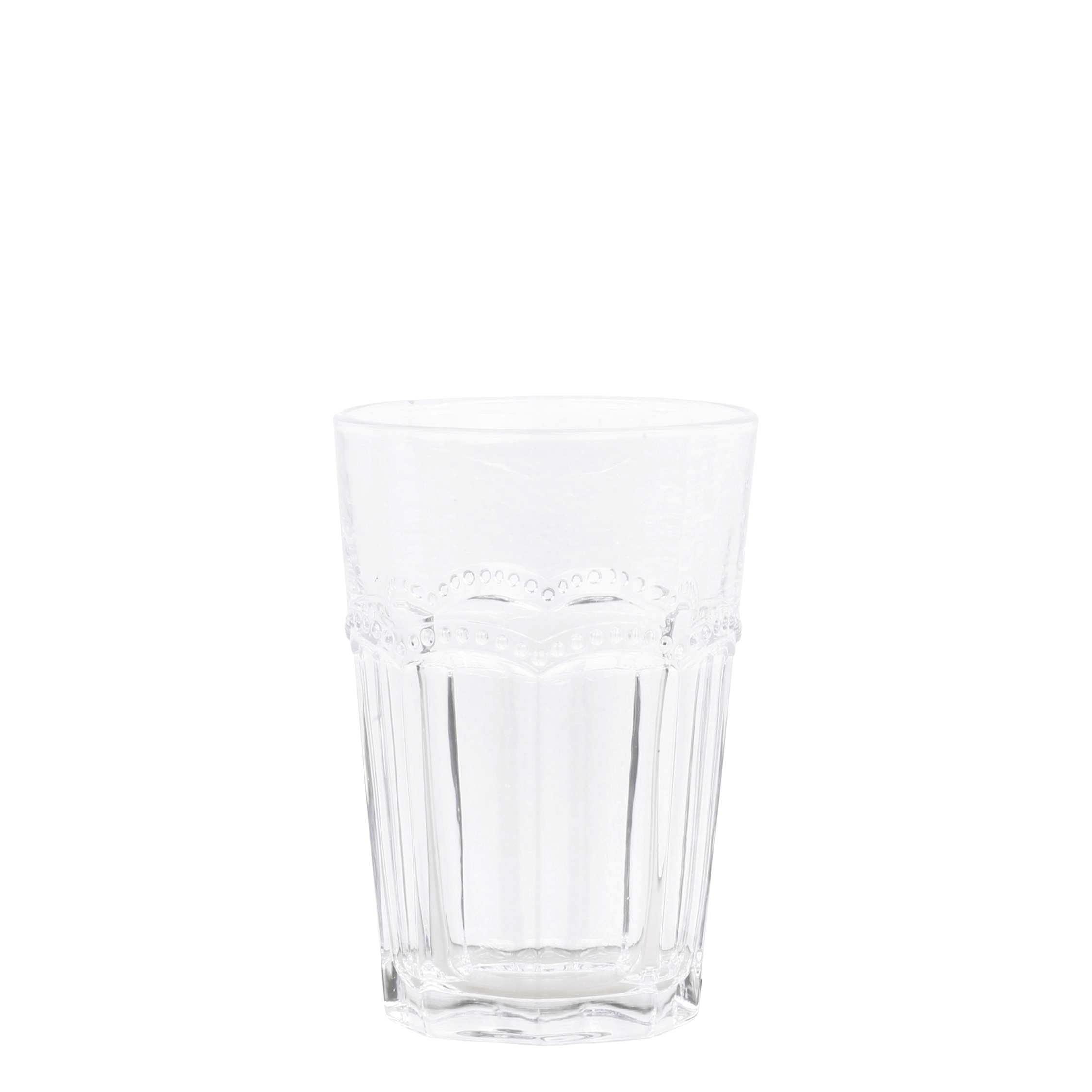 Trinkglas Weihnachtskugel mit Perlenkante, 40 cl
