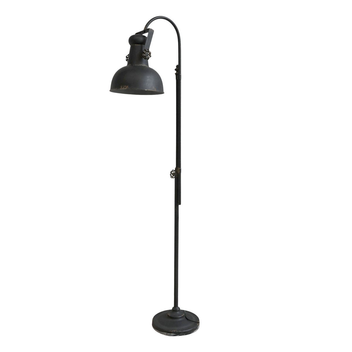 Stehlampe Factory Antique Schwarz 175 cm hoch