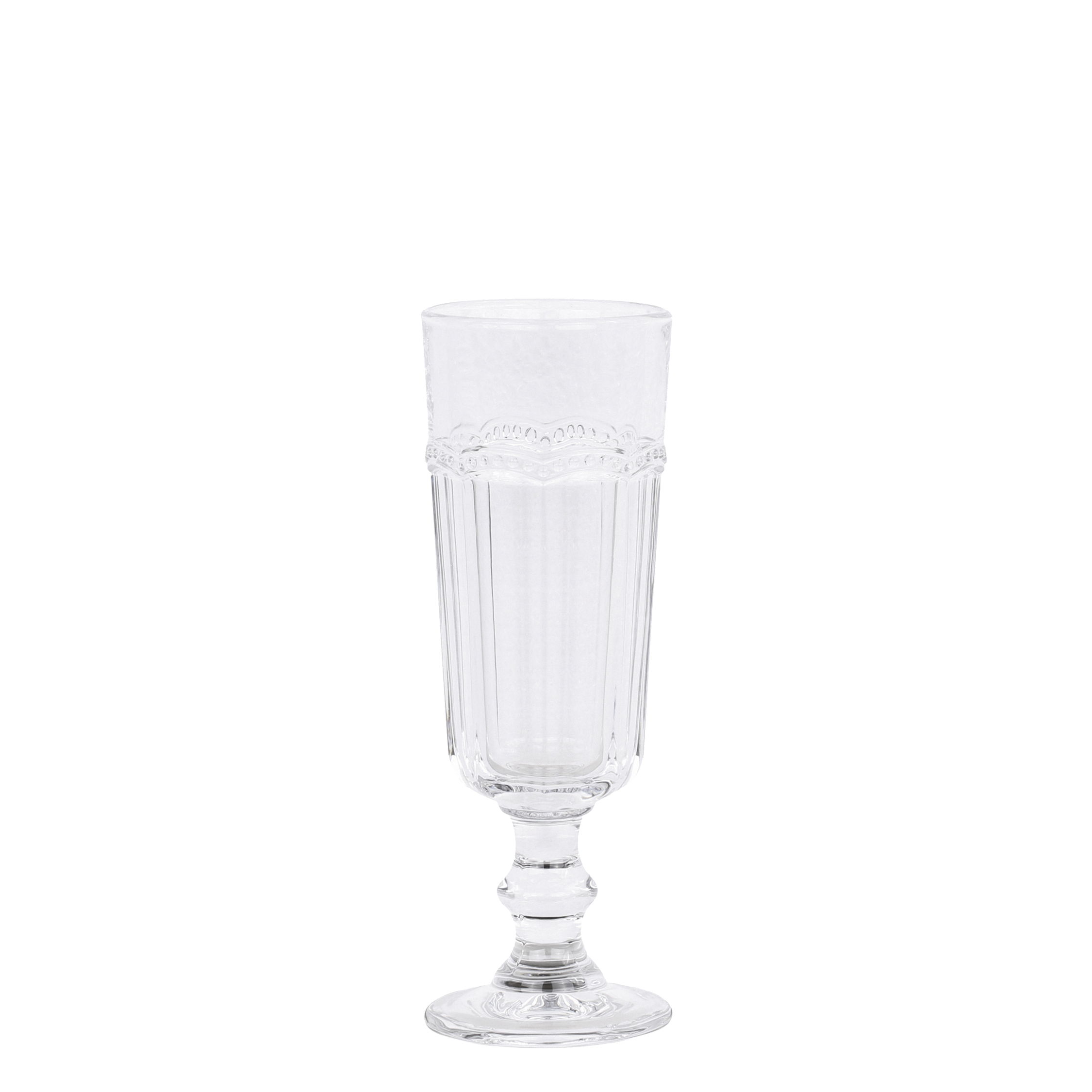 Antoinette Champagnerglas-Becher mit Perlenkante, 19 cl