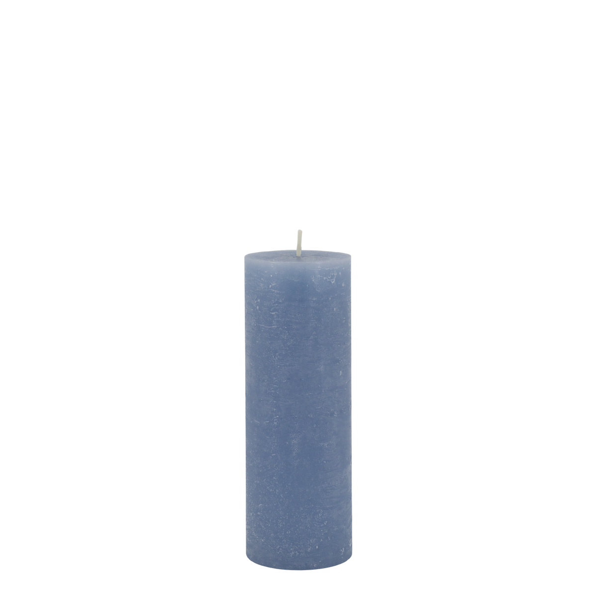 Stumpenkerze Macon in Sky Blue, 20 cm hoch