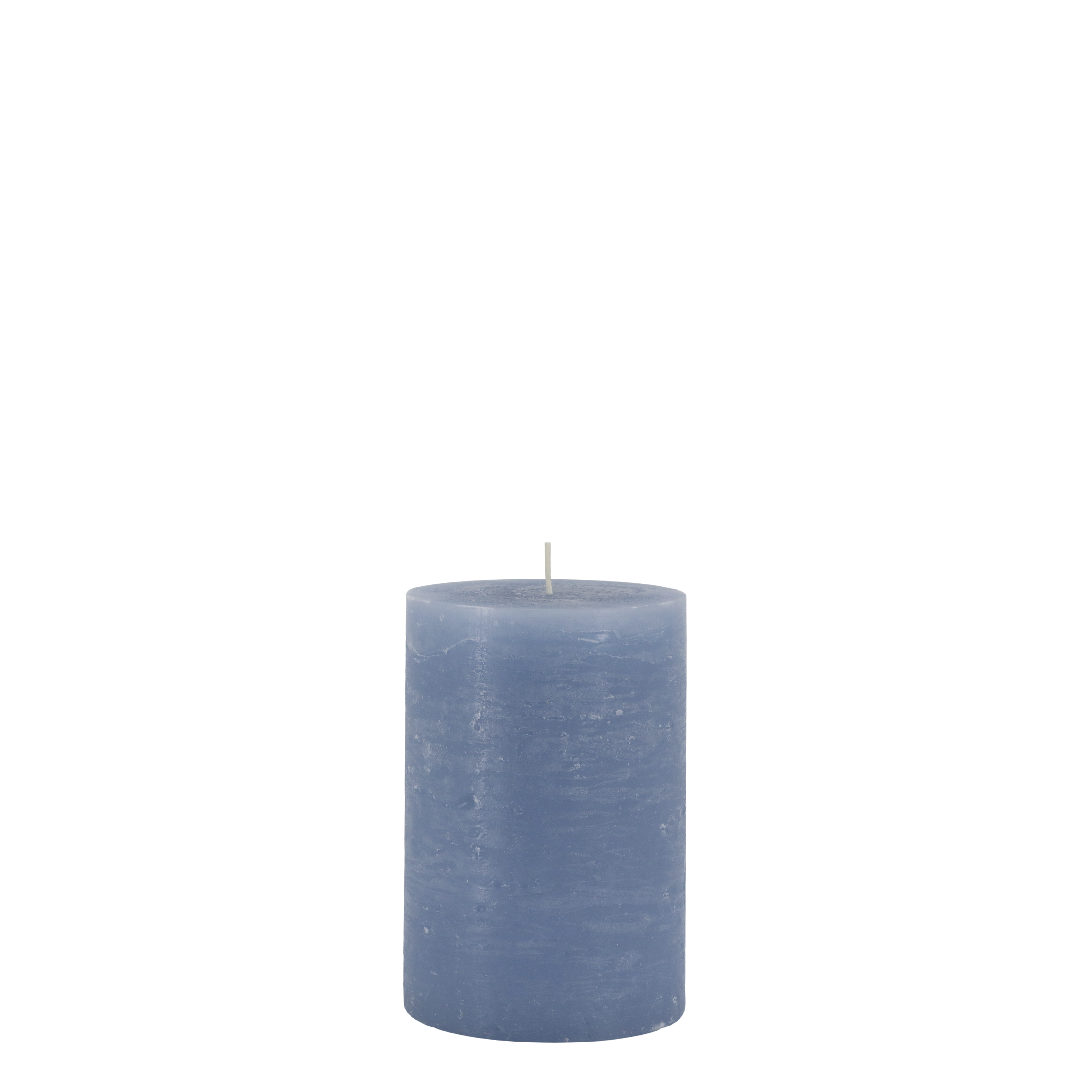 Stumpenkerze Macon in Sky Blue, 15 cm hoch
