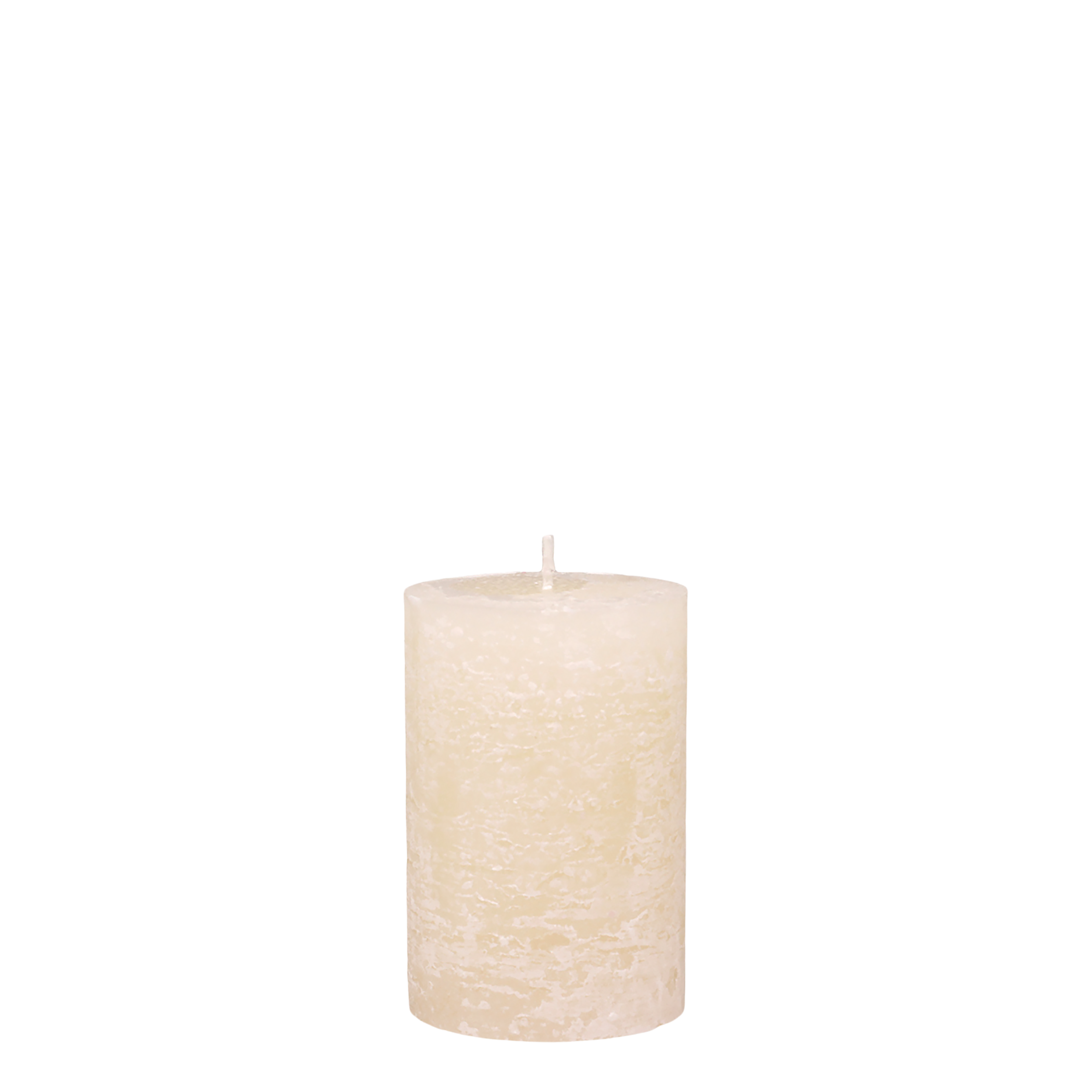 Stumpenkerze Macon in Rosa, 15 cm hoch