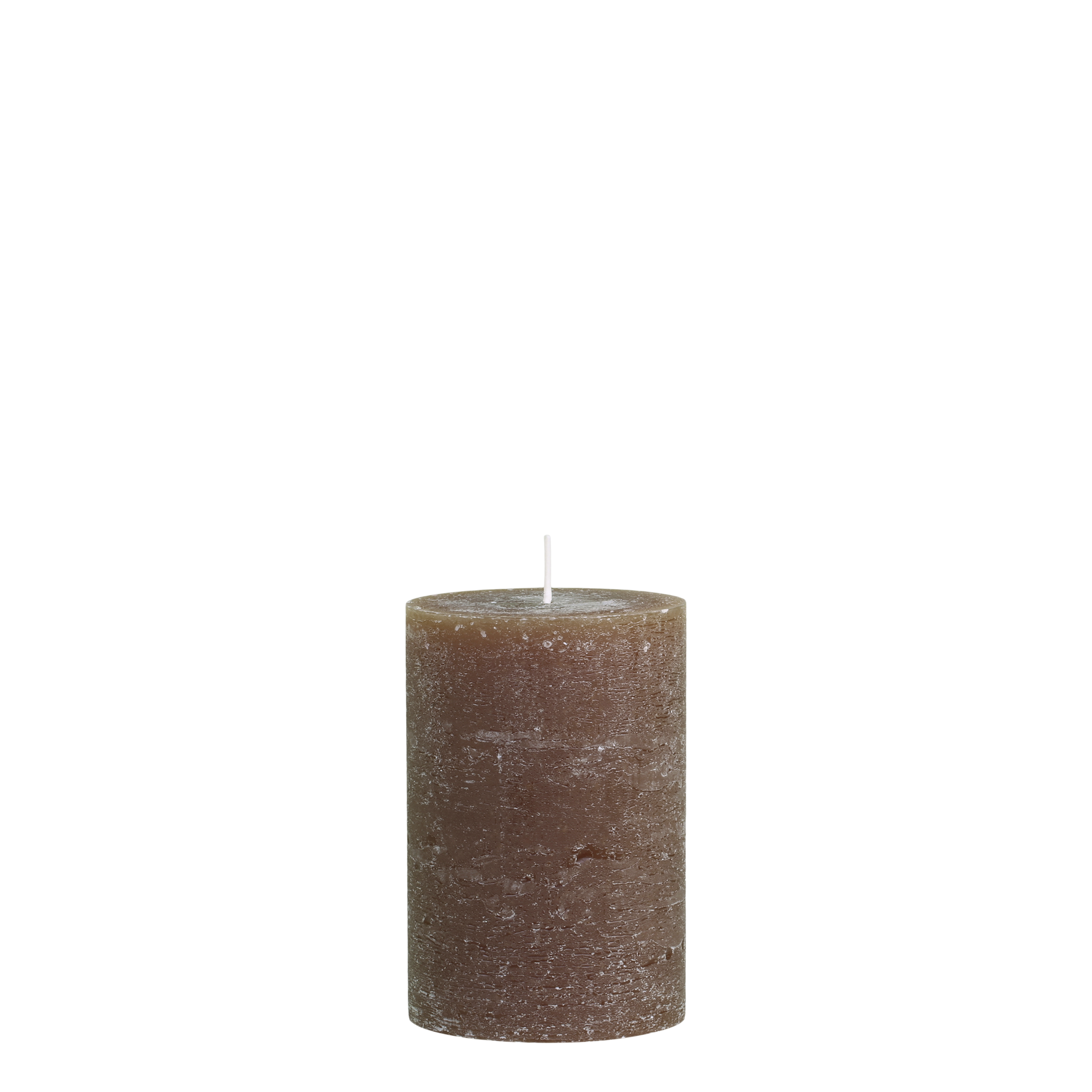 Stumpenkerze Macon Walnuss, 15 cm, 90 Std. Brenndauer