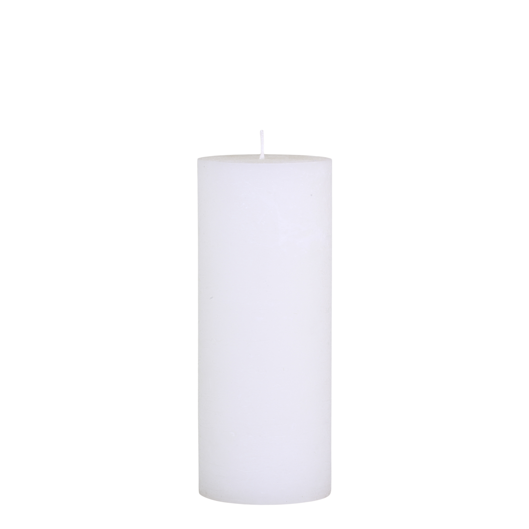 Stumpenkerze weiß, 25 cm hoch, 10 cm Durchmesser