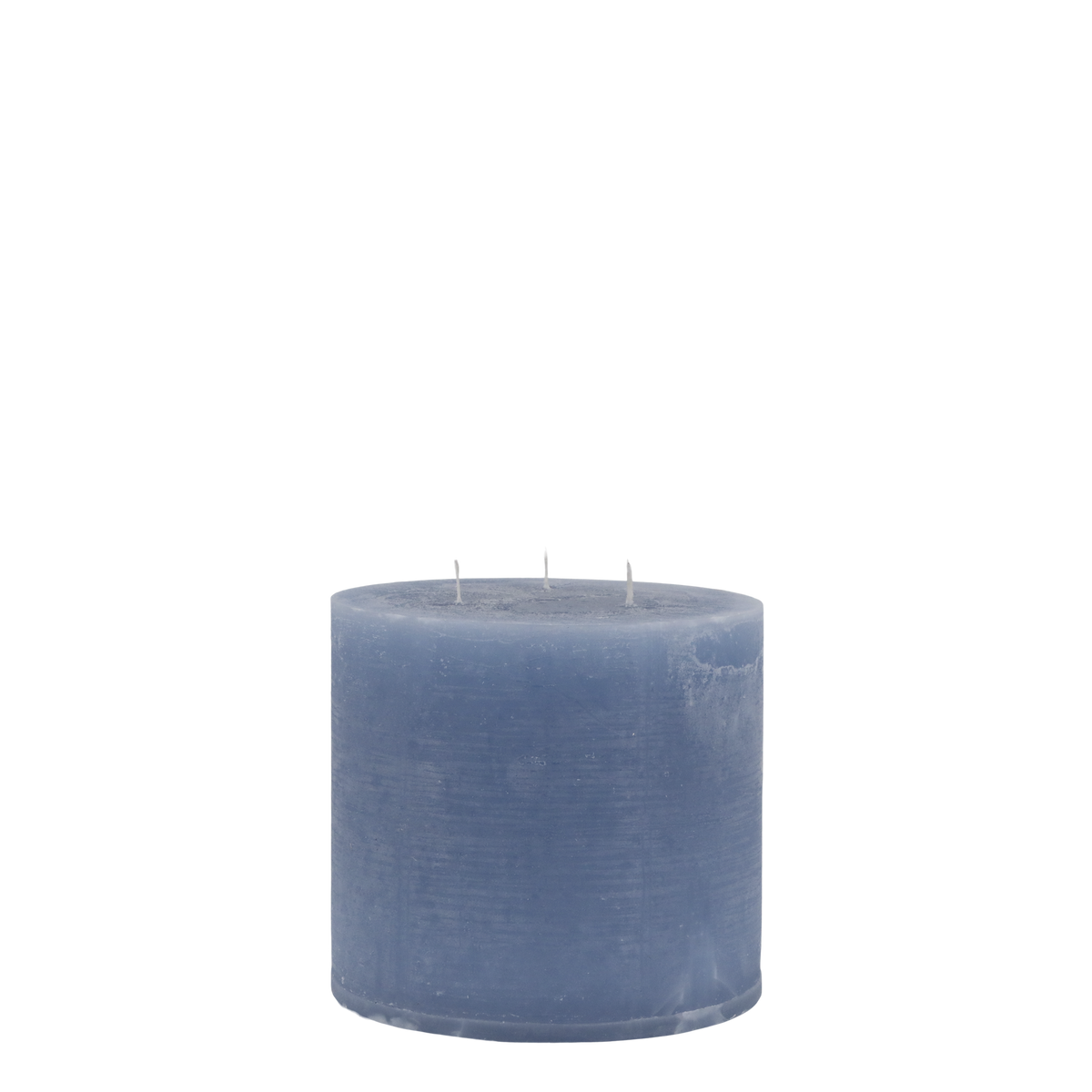 Macon Stumpenkerze mit 3 Dochten, 15 cm, sky blue