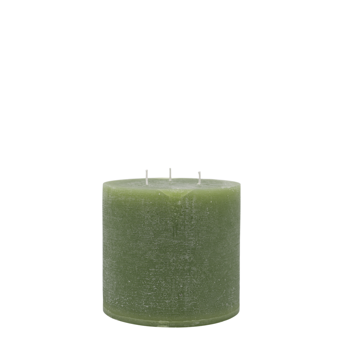 Macon Stumpenkerze mit 3 Dochten, forrest green, 15 cm