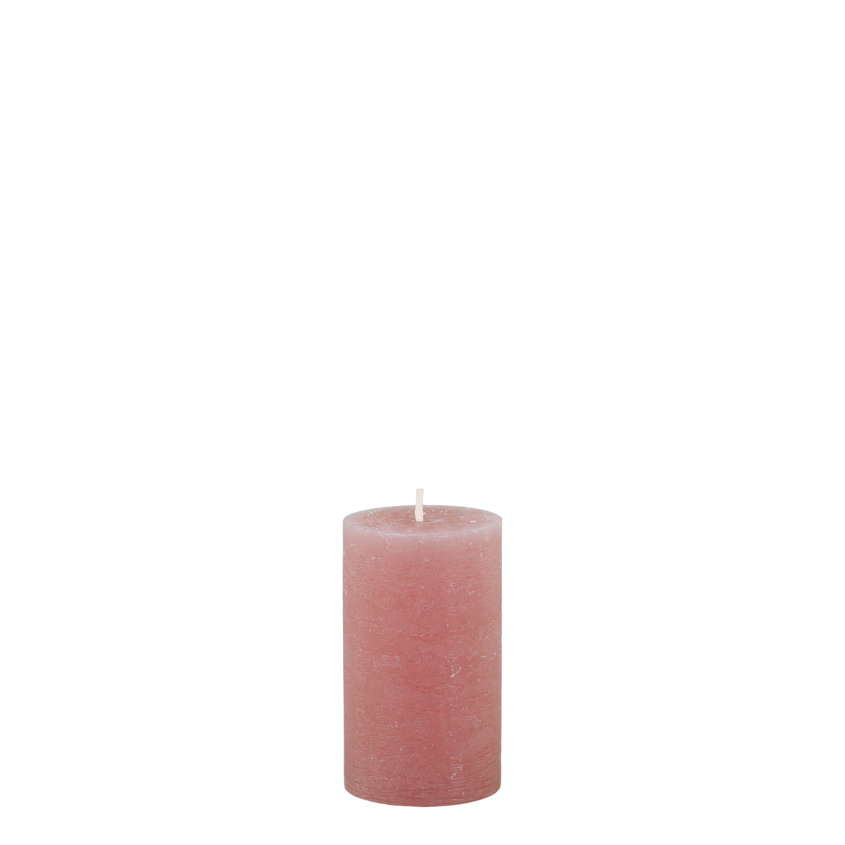 Stumpenkerze Macon in Himbeere, 10 cm hoch
